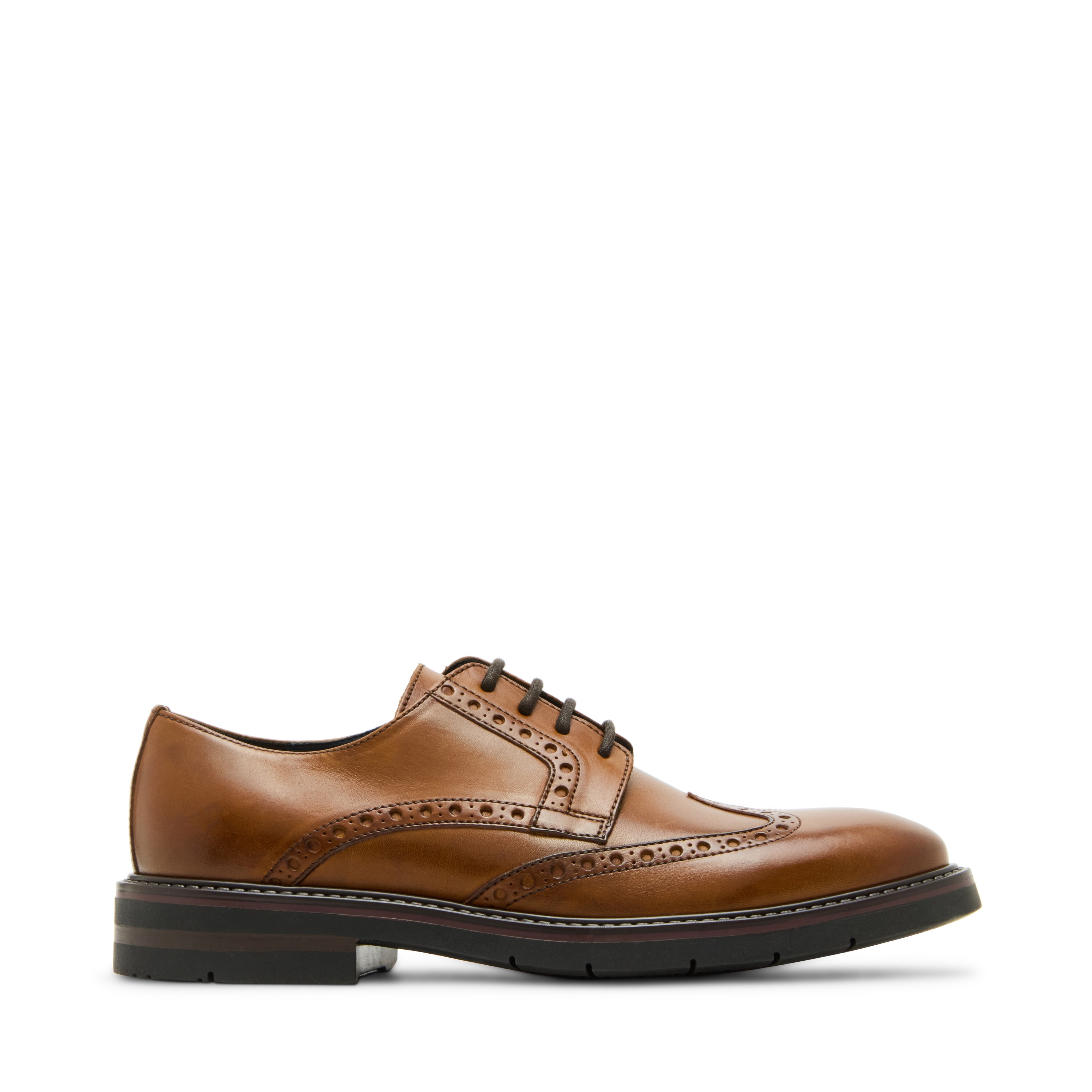 KOBY Tan Leather Tie-Ups & Dress Loafers