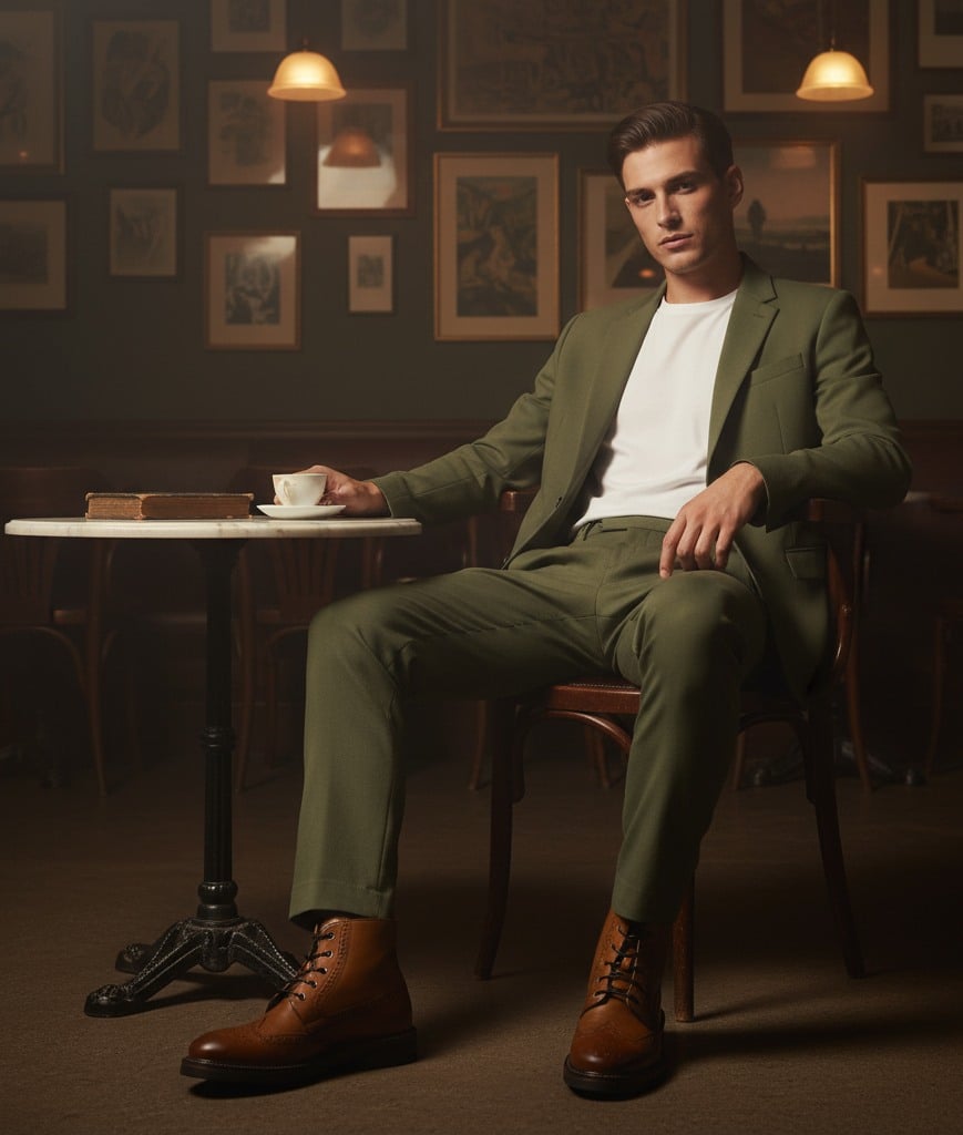 Kubus Tan Leather Boots