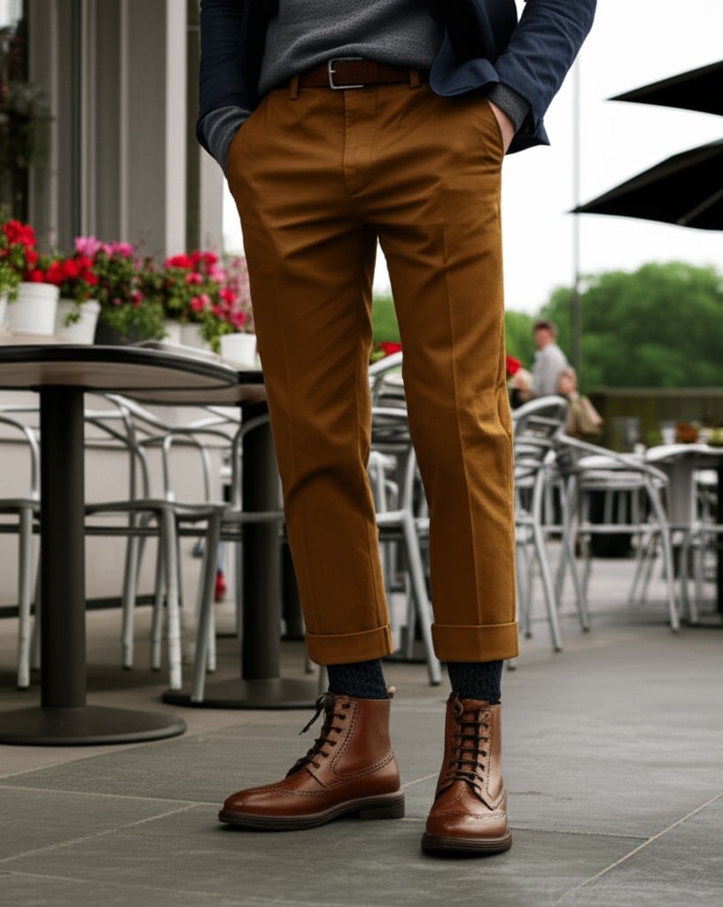 Kubus Tan Leather Boots