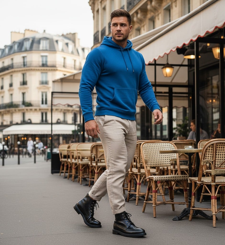 Kubus Black Leather Boots