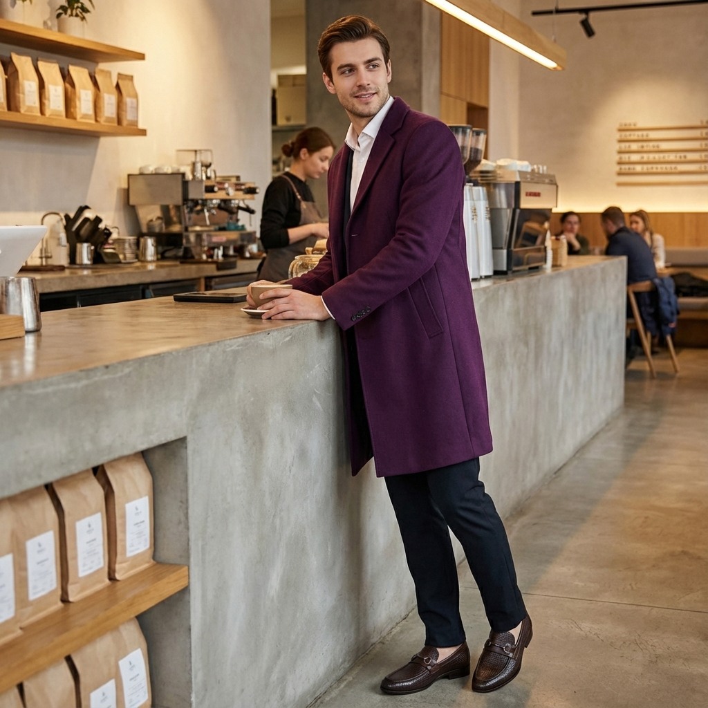 Rasper Brown Leather Driver Loafers