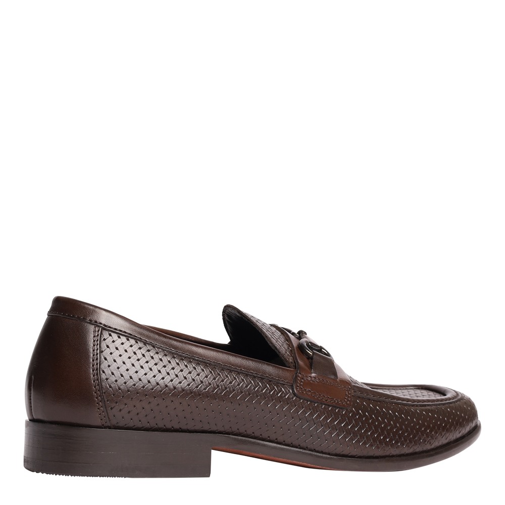 Rasper Brown Leather Driver Loafers