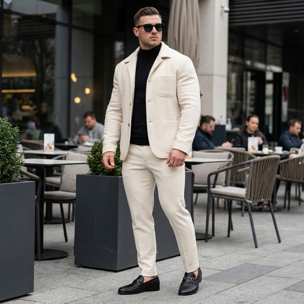 Rasper Black Leather Driver Loafers