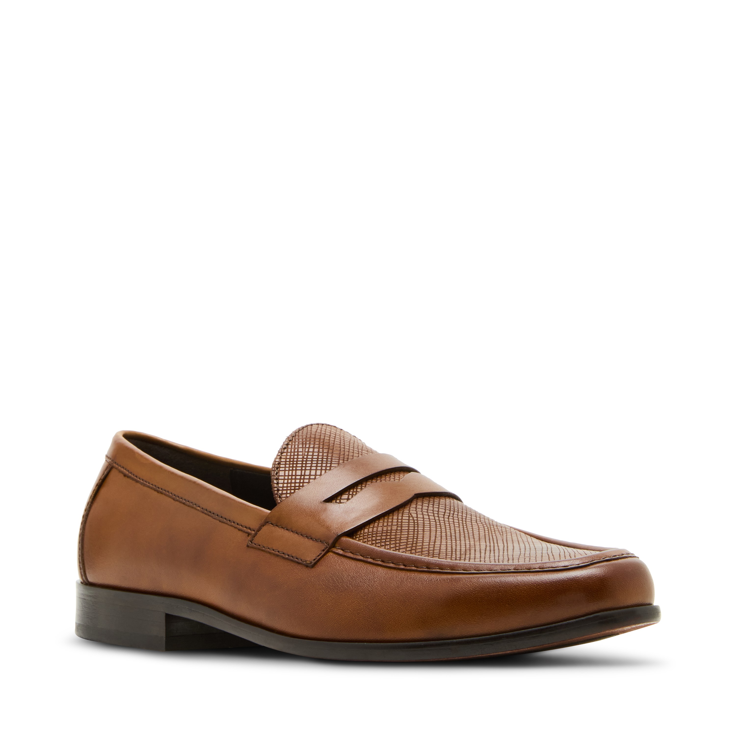 ROLANDD Tan Leather Tie-Ups & Dress Loafers