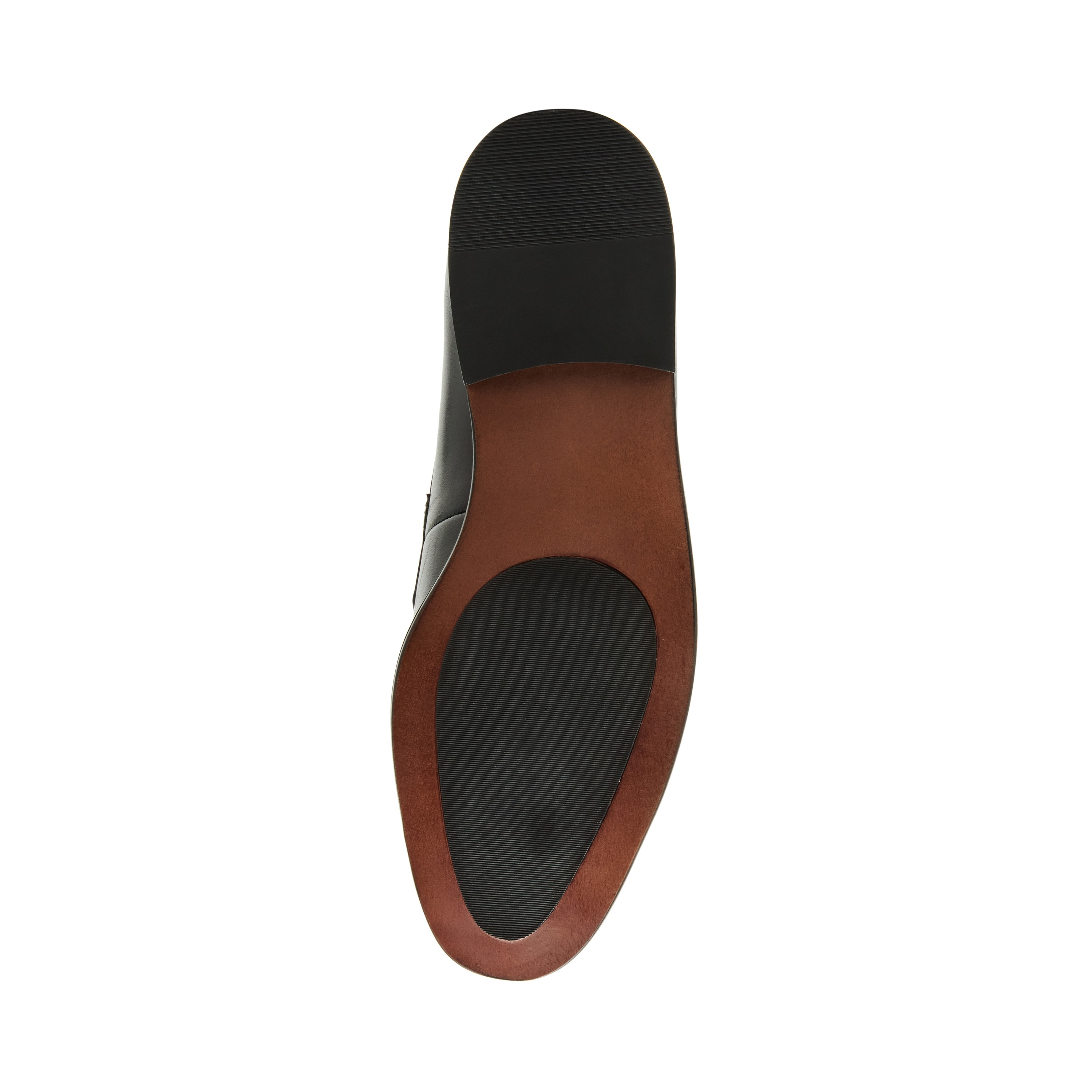 ROLANDD Black Leather Tie-Ups & Dress Loafers