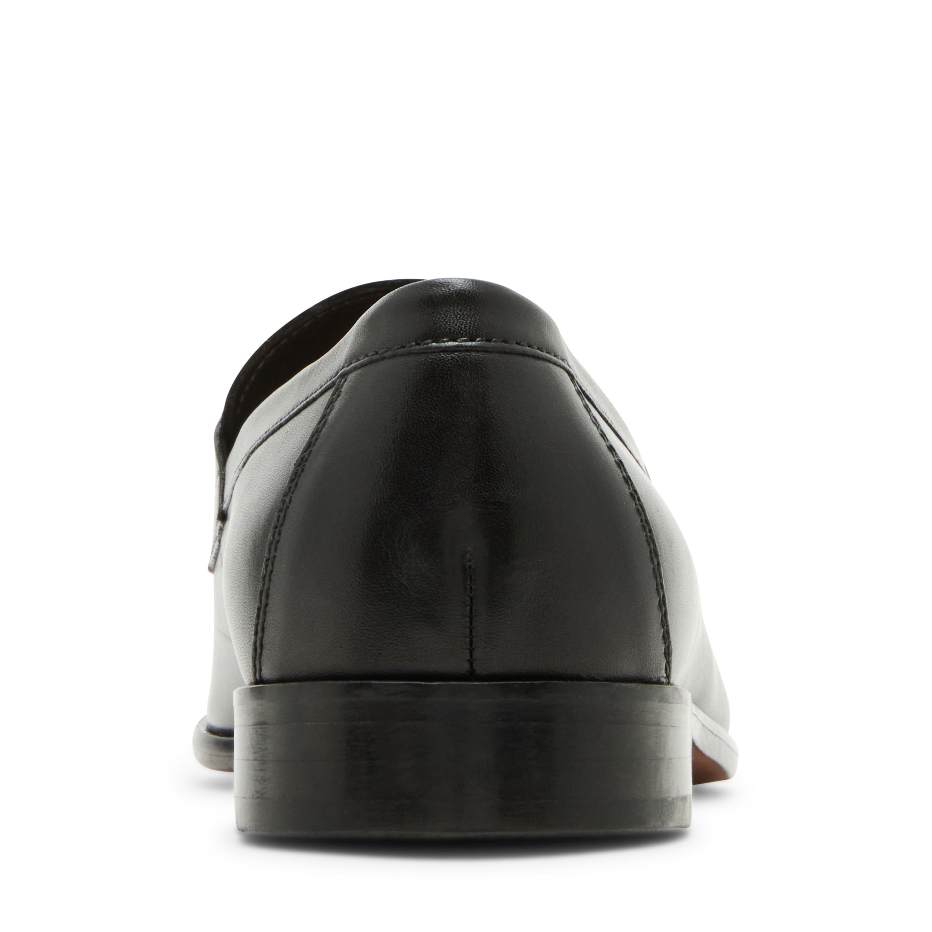 ROLANDD Black Leather Tie-Ups & Dress Loafers