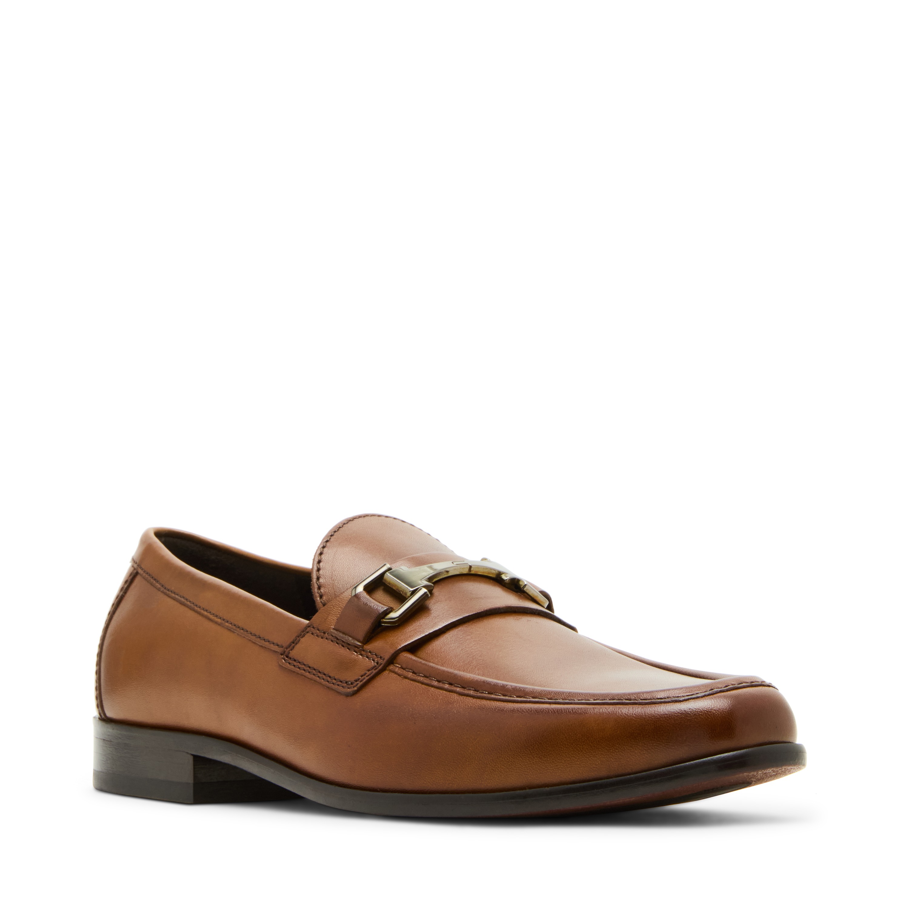 RONNIE Tan Leather Tie-Ups & Dress Loafers