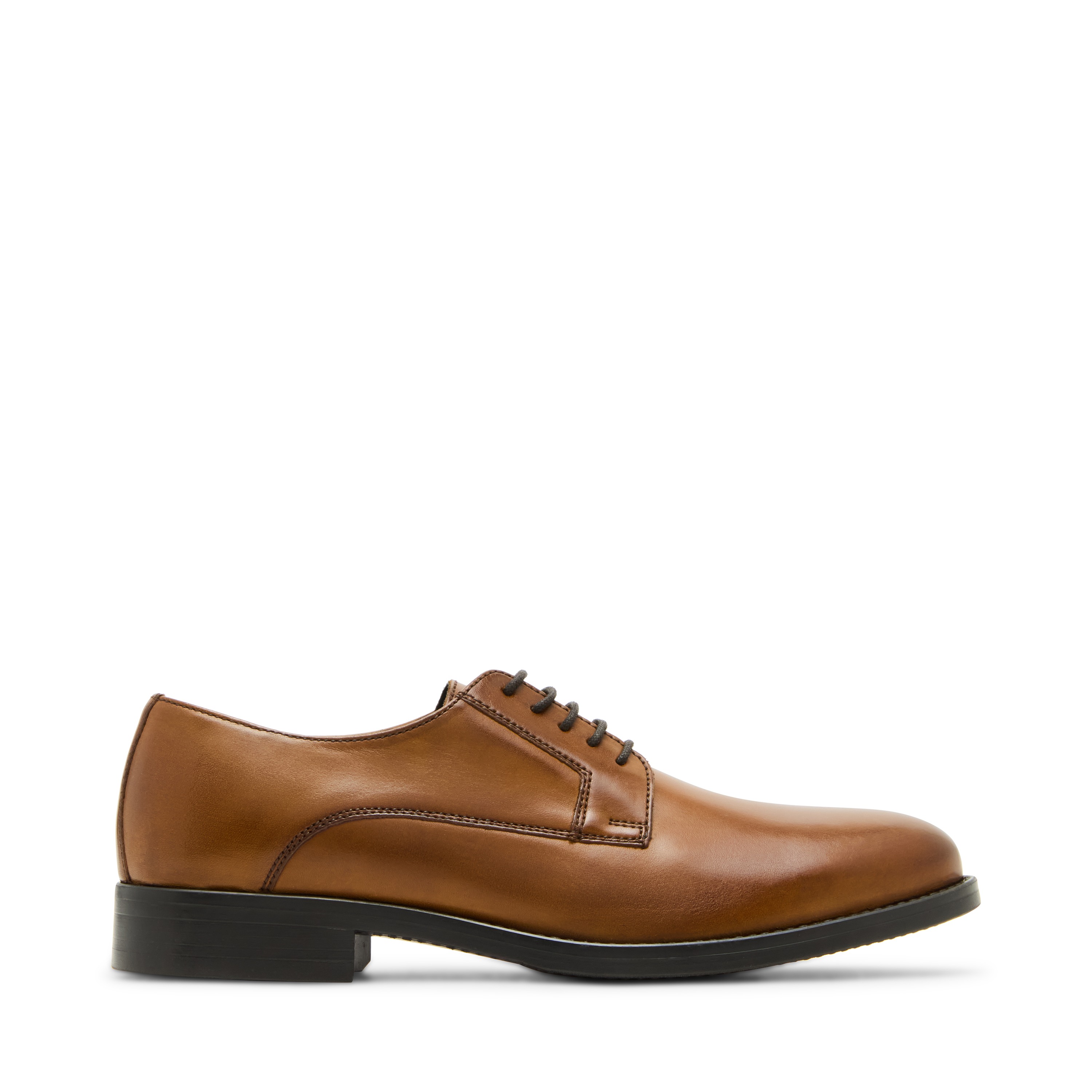 SHELDON Tan Leather Tie-Ups & Dress Loafers