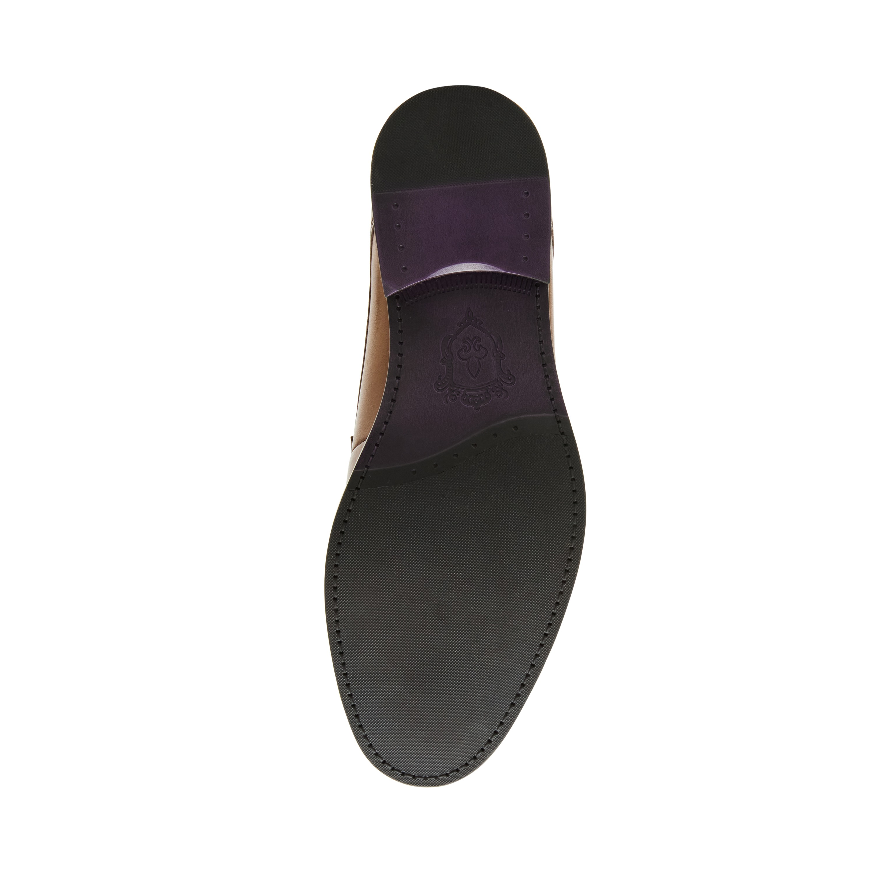 SHELDON Tan Leather Tie-Ups & Dress Loafers