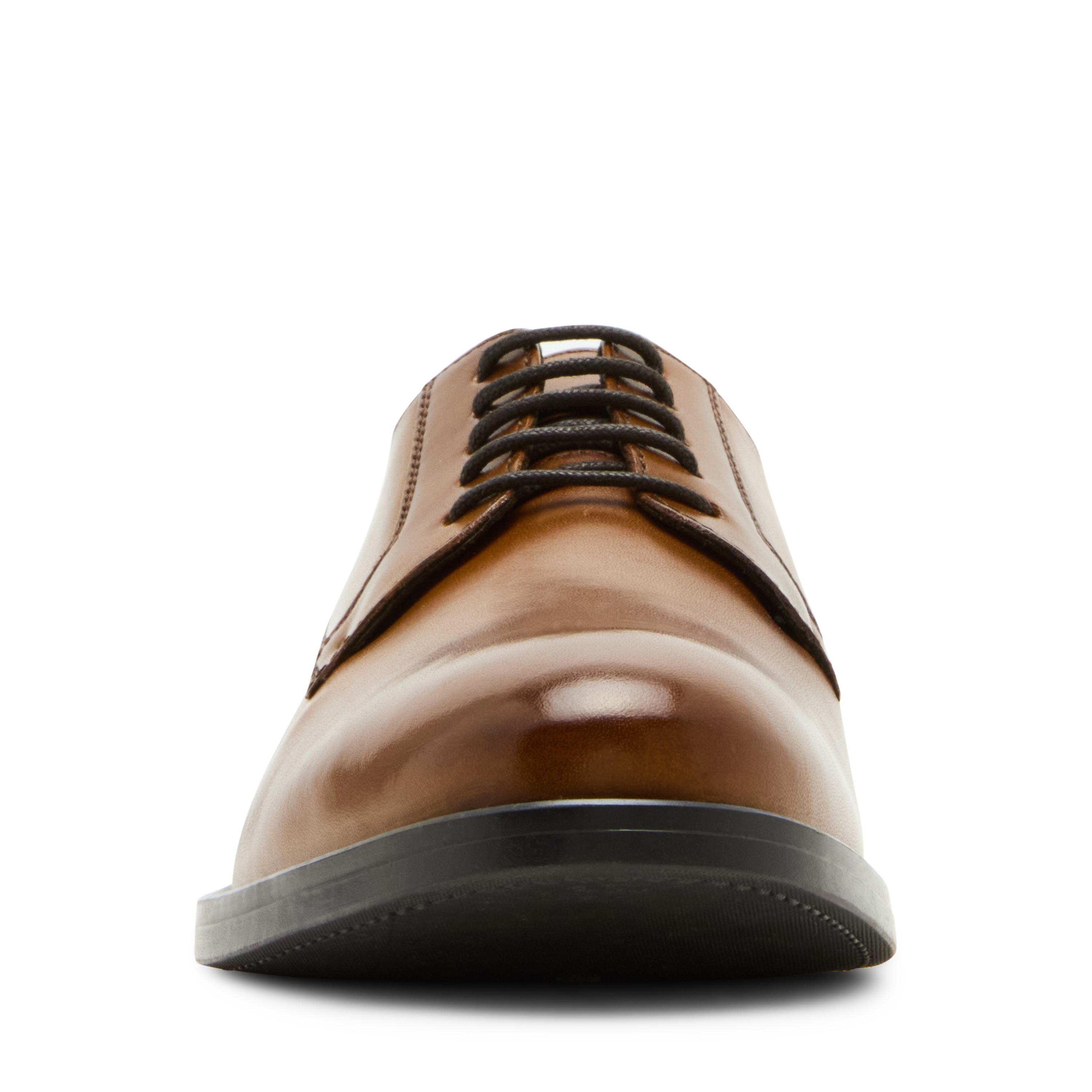 SHELDON Tan Leather Tie-Ups & Dress Loafers