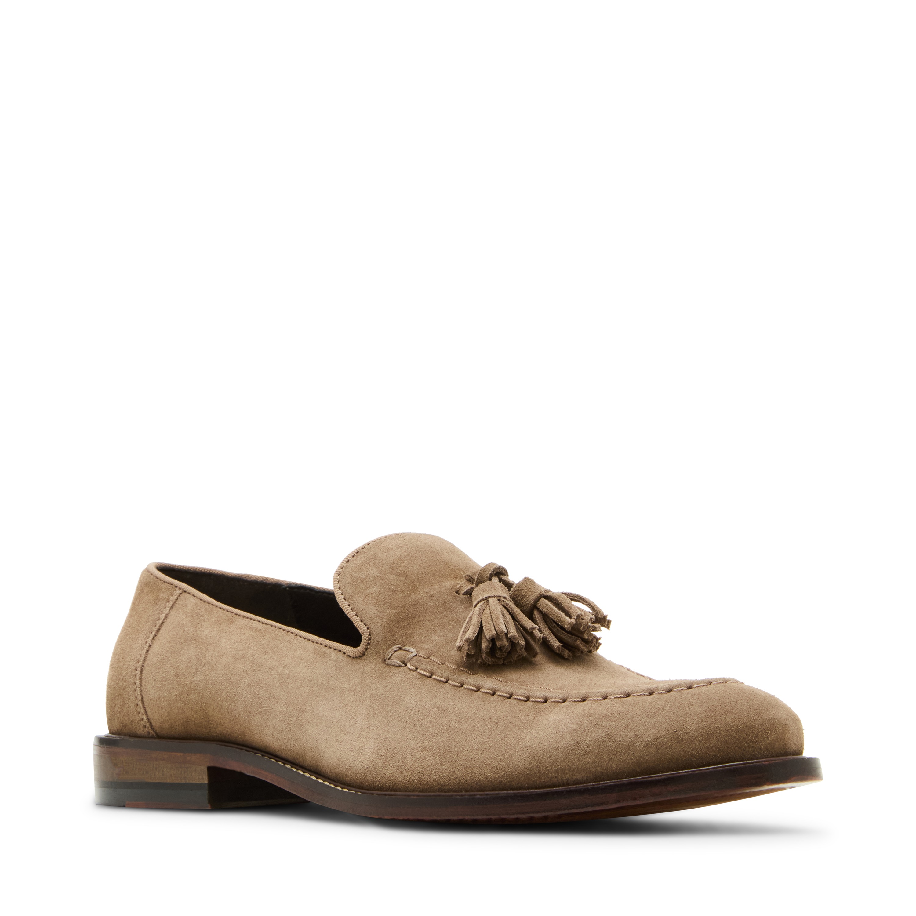 Sterling Taupe Suede Tie-Ups & Dress Loafers