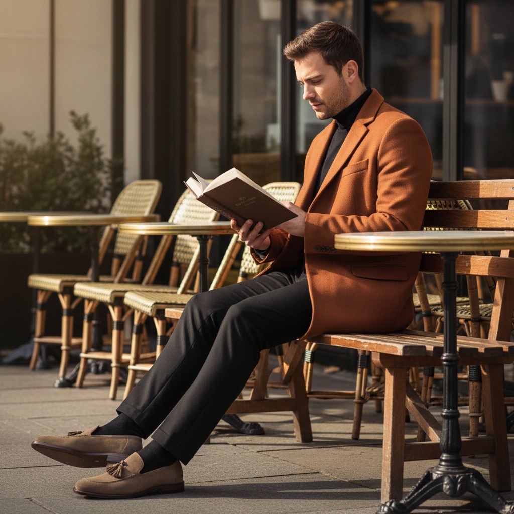 Sterling Taupe Suede Tie-Ups & Dress Loafers