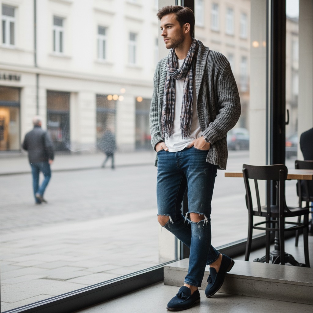 Sterling Navy Suede Tie-Ups & Dress Loafers