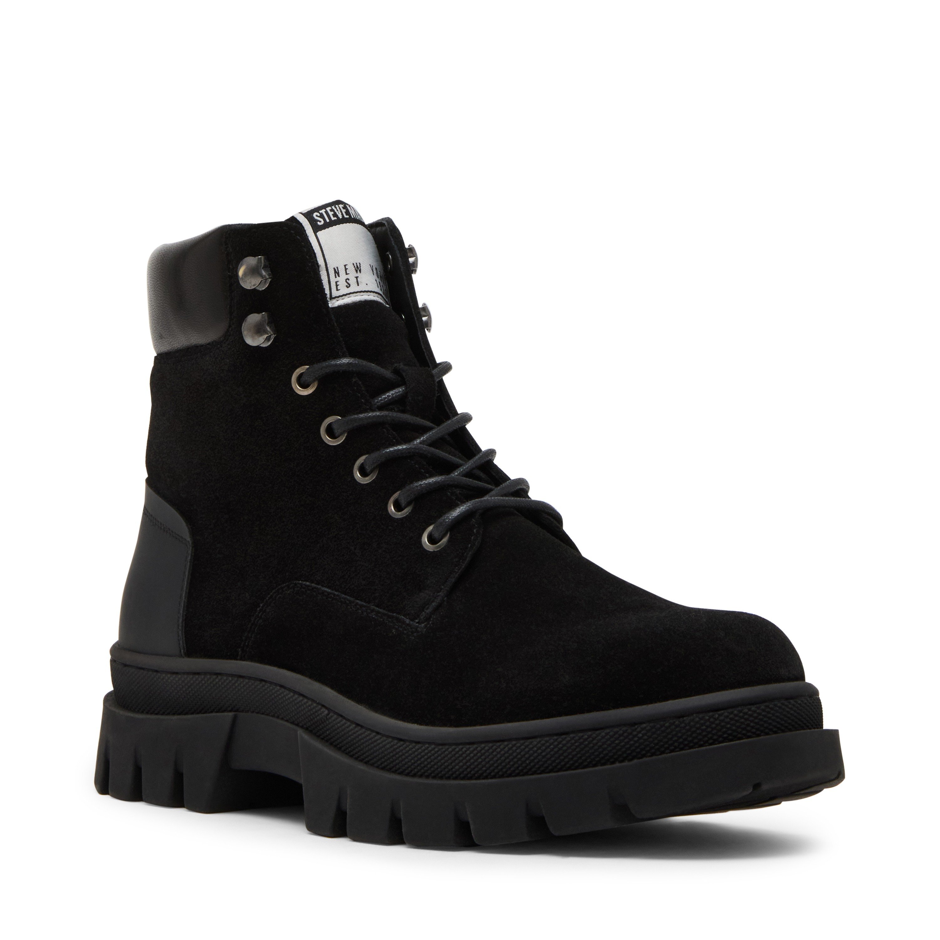 Androidd Black Suede Boots