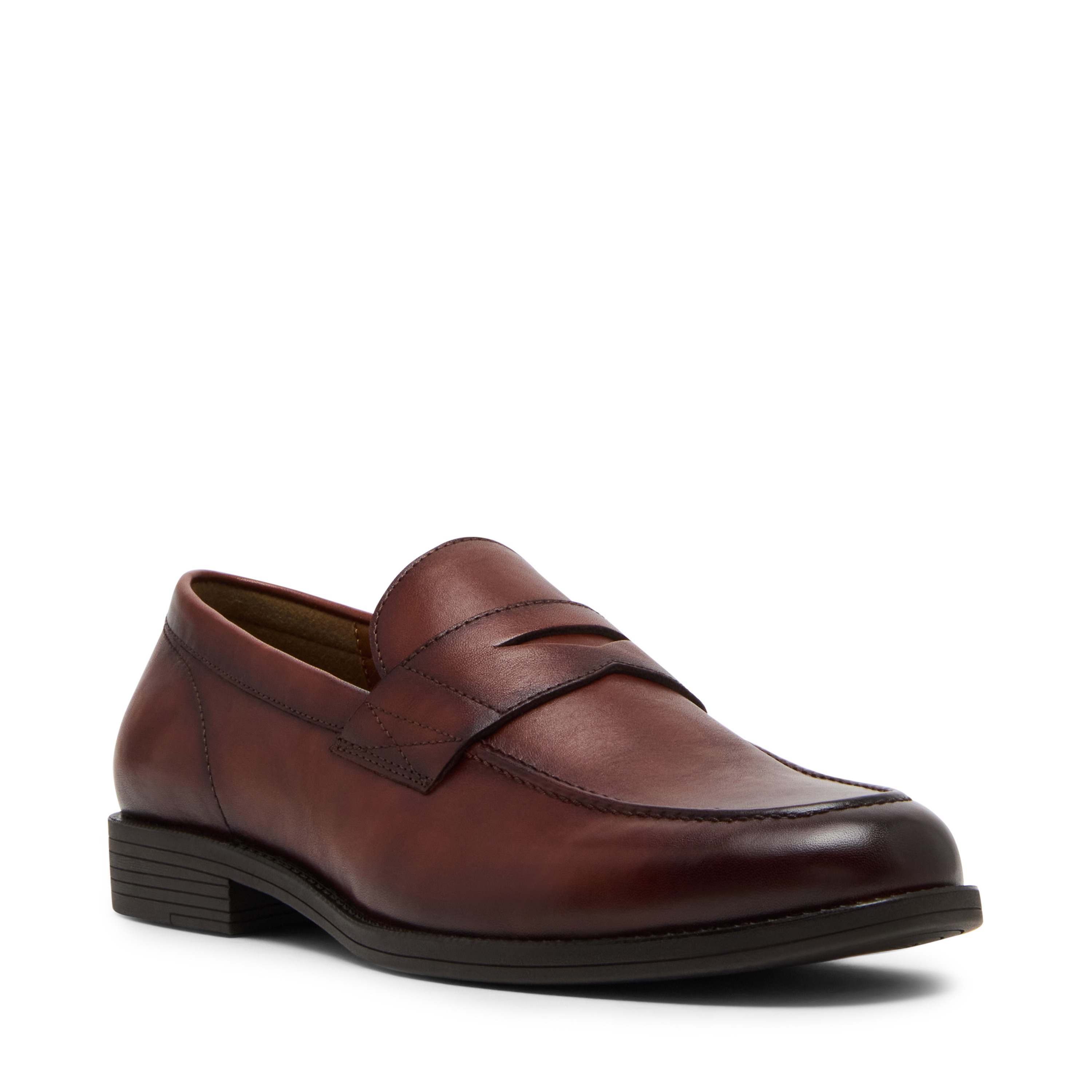 Bostonia Cognac Leather Tie-Ups & Dress Loafers