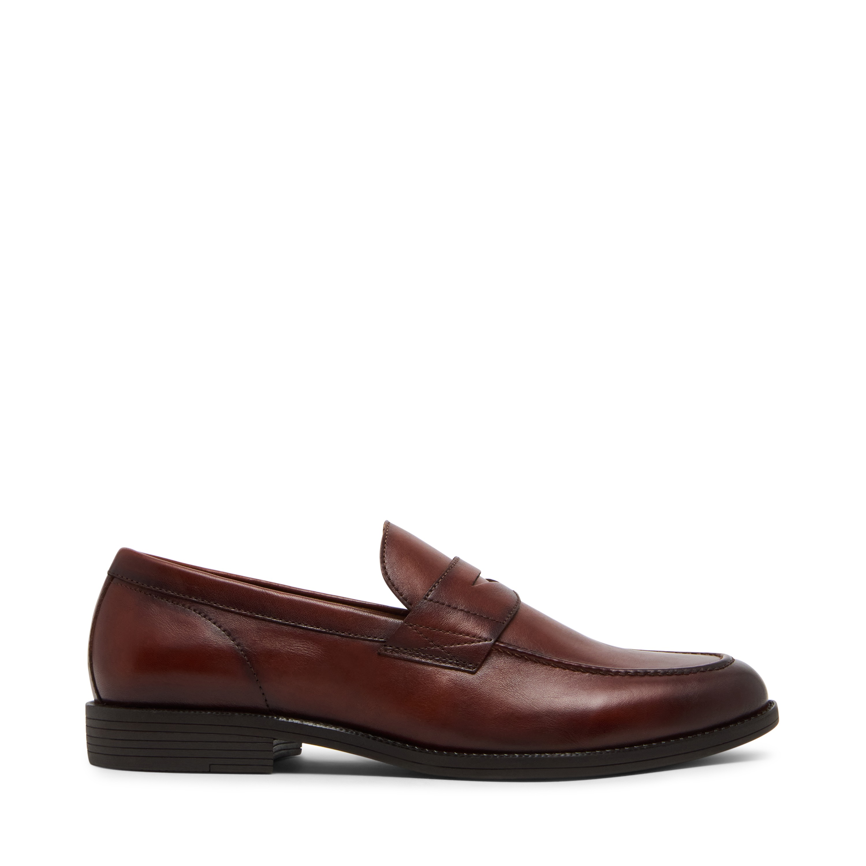 Bostonia Cognac Leather Tie-Ups & Dress Loafers