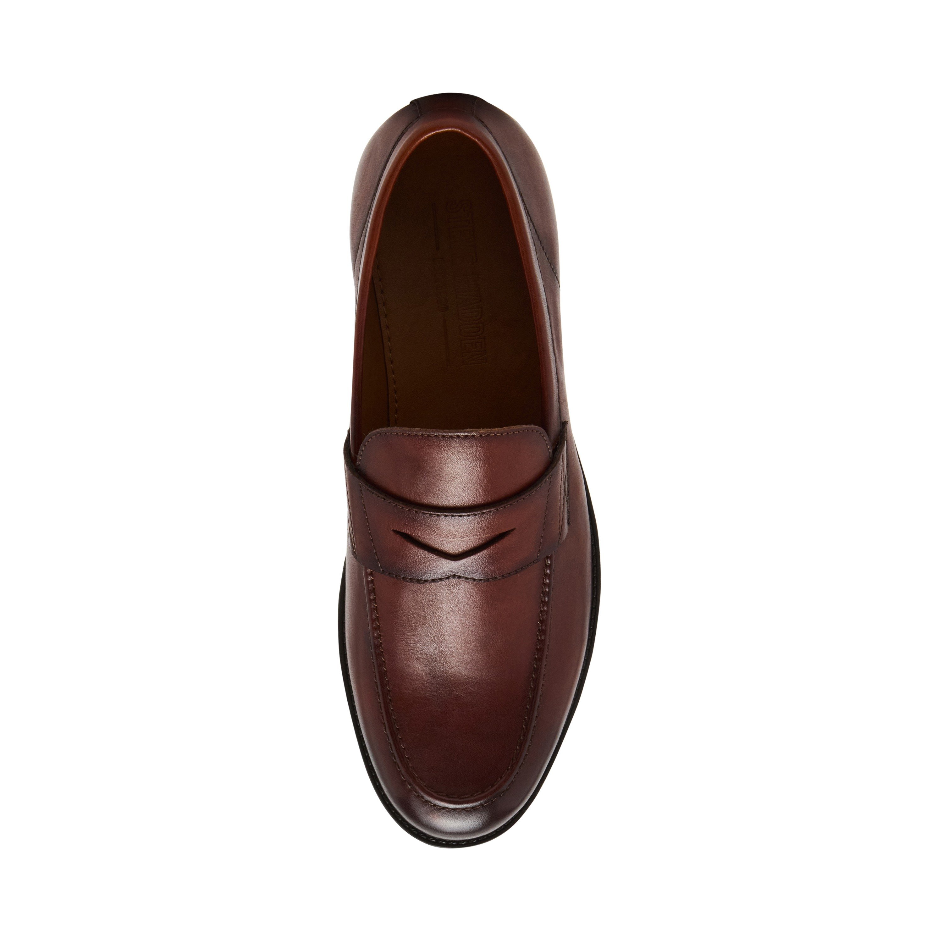 Bostonia Cognac Leather Tie-Ups & Dress Loafers