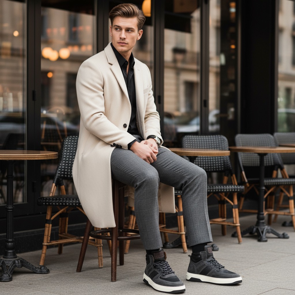 Franklyn Grey/Black Sneakers