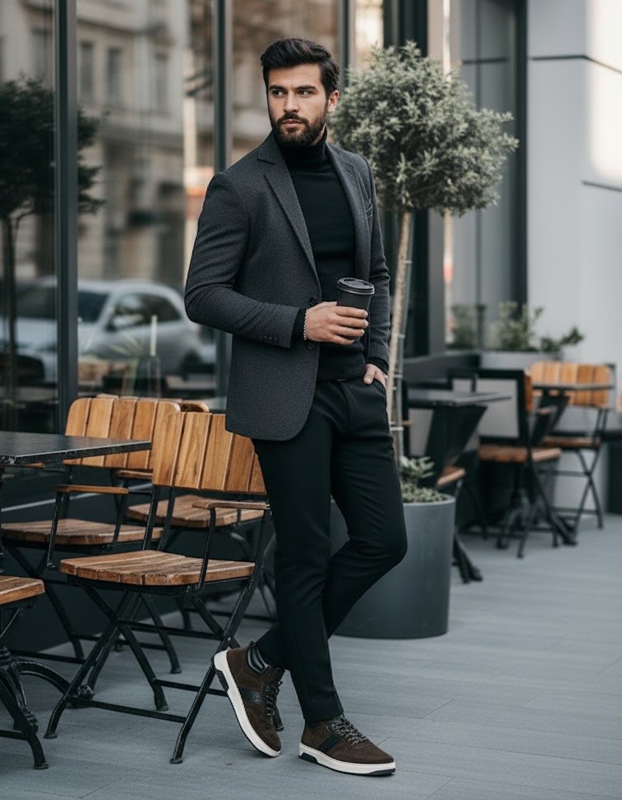 Franklyn Brown/Black Sneakers