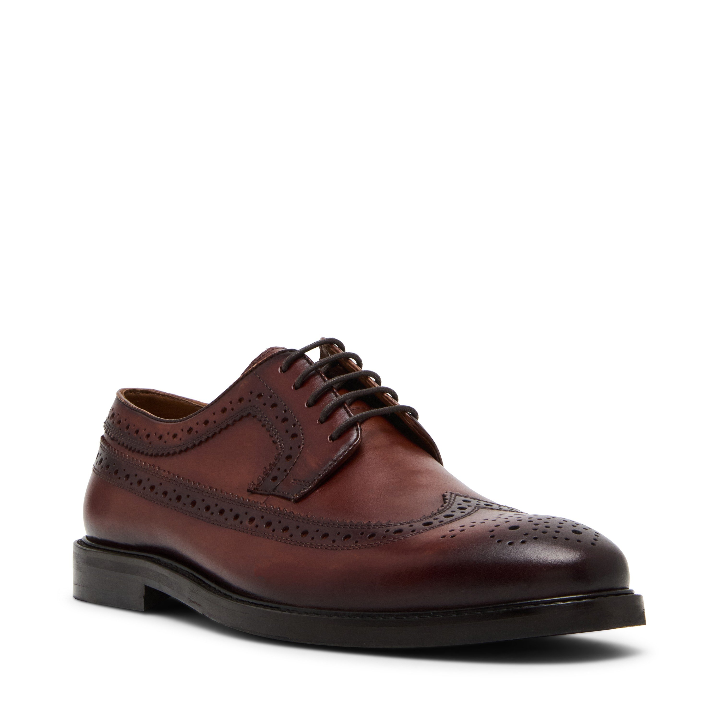 Garrick Tan Leather Tie-Ups & Dress Loafers