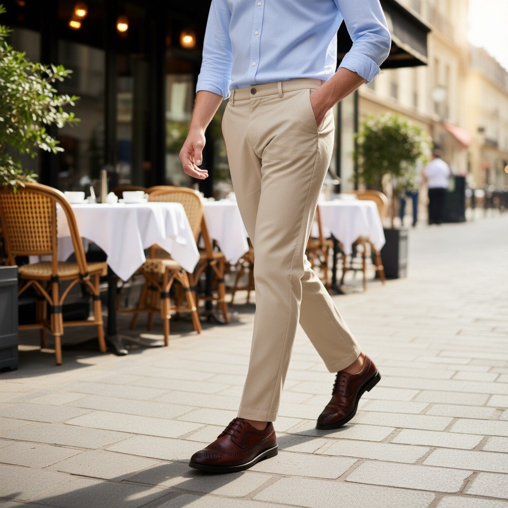 Garrick Tan Leather Tie-Ups & Dress Loafers