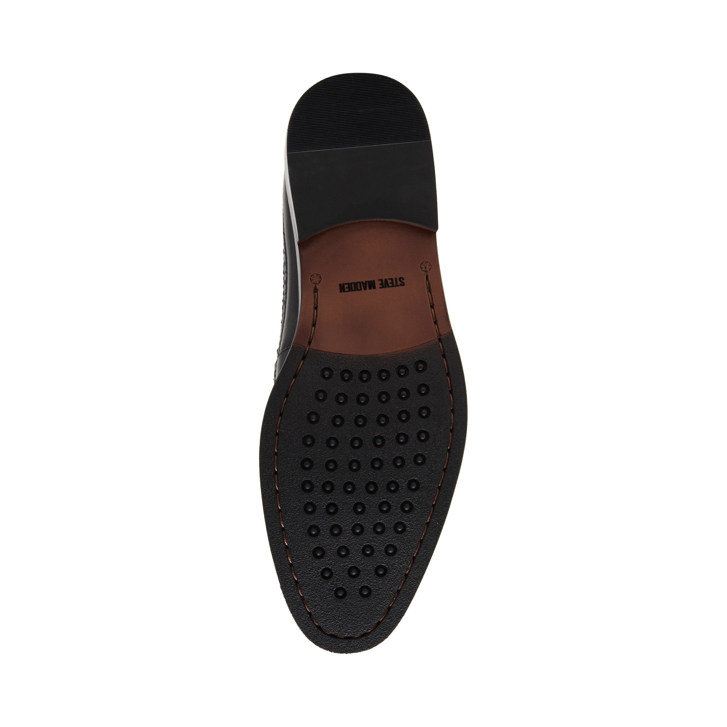 Garrick Black Leather Tie-Ups & Dress Loafers