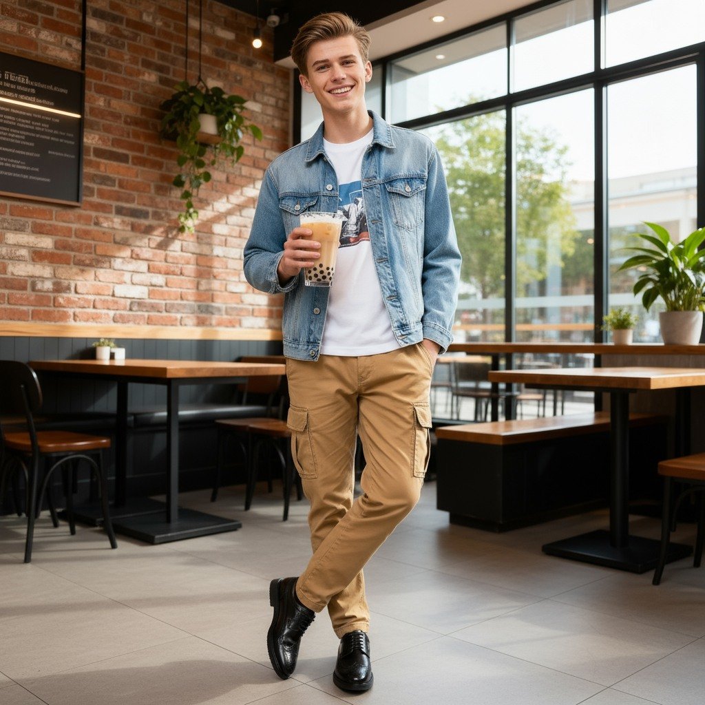 Garrick Black Leather Tie-Ups & Dress Loafers