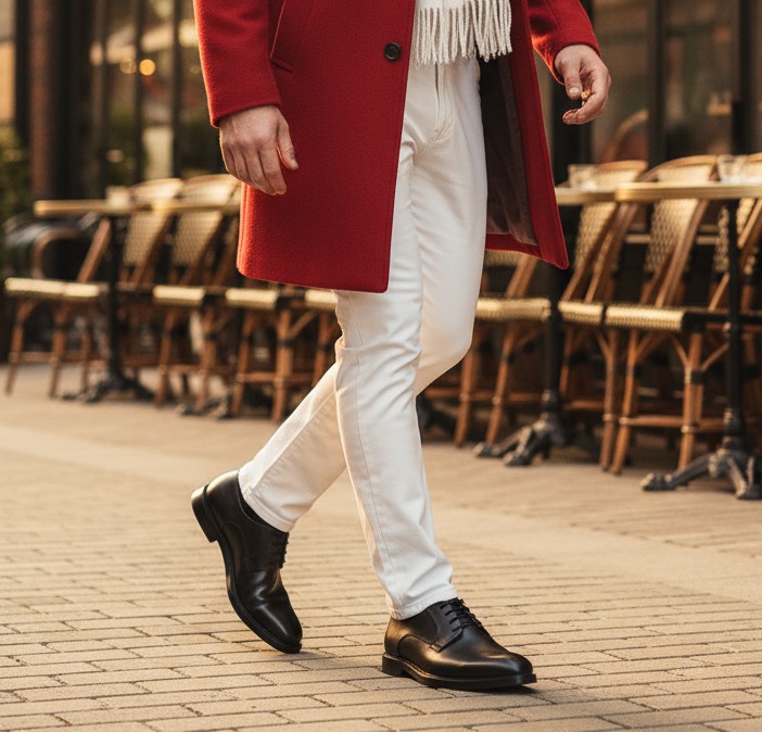 Garryson Black  Tie-Ups & Dress Loafers