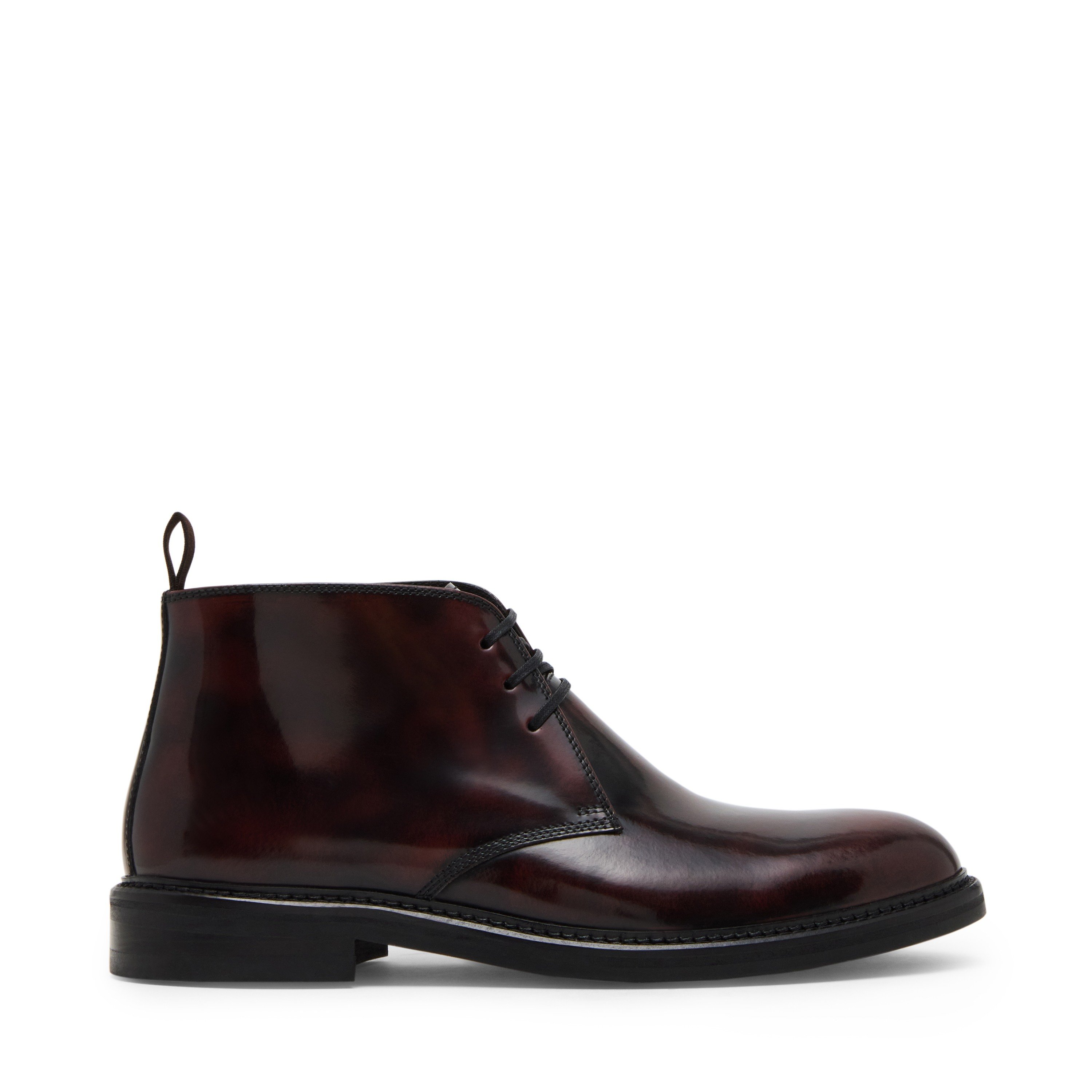 Jabberton Burgundy Tie-Ups & Dress Loafers