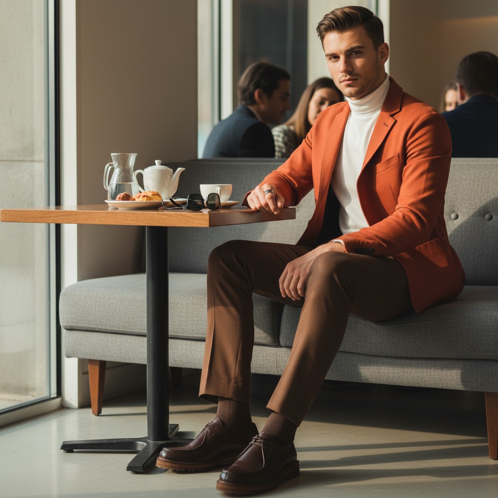 Larsonn Brown  Tie-Ups & Dress Loafers