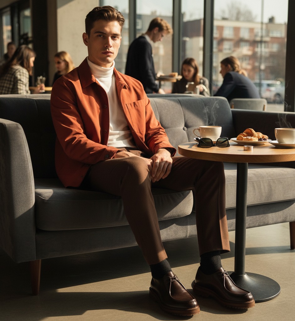 Larsonn Brown  Tie-Ups & Dress Loafers