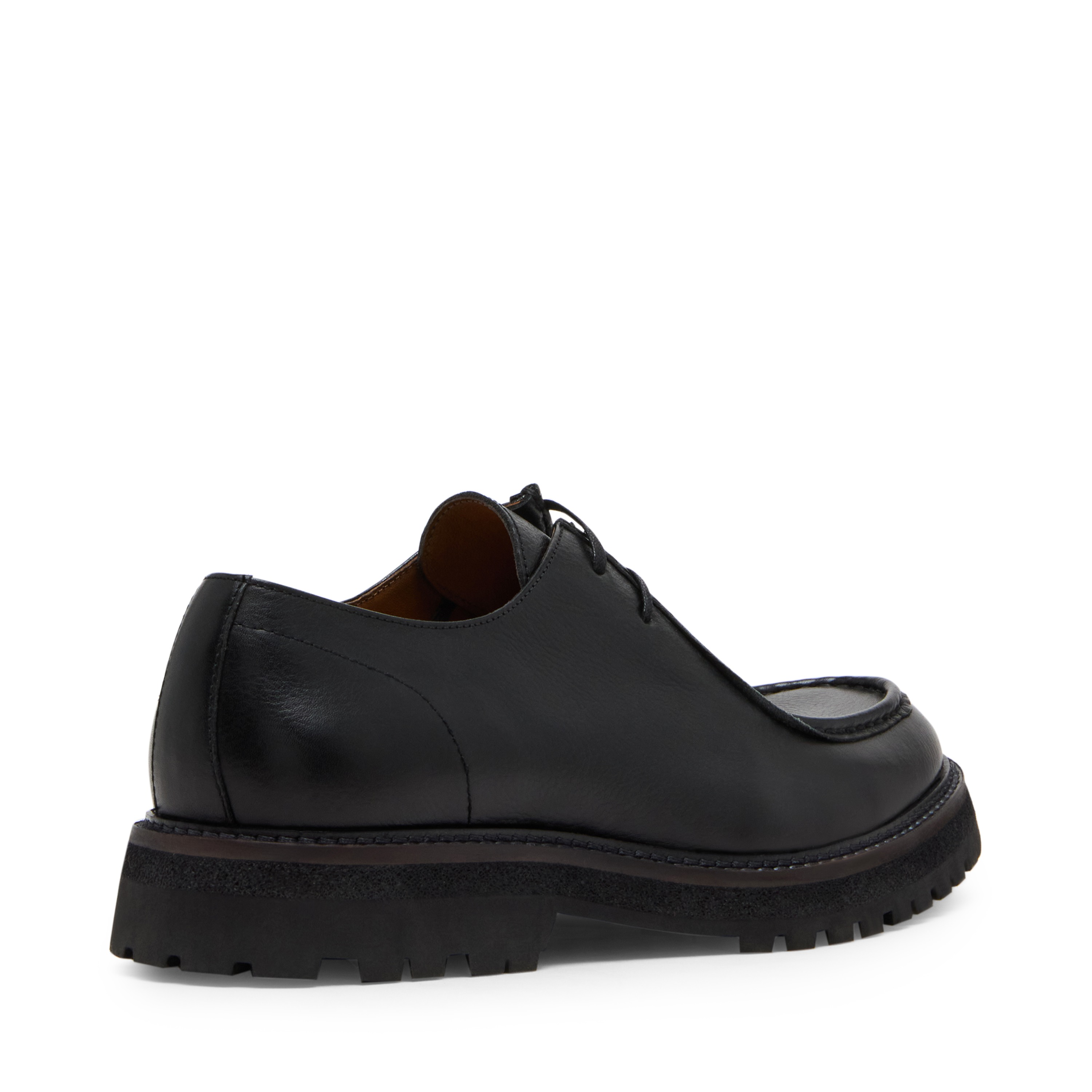 Larsonn Black  Tie-Ups & Dress Loafers