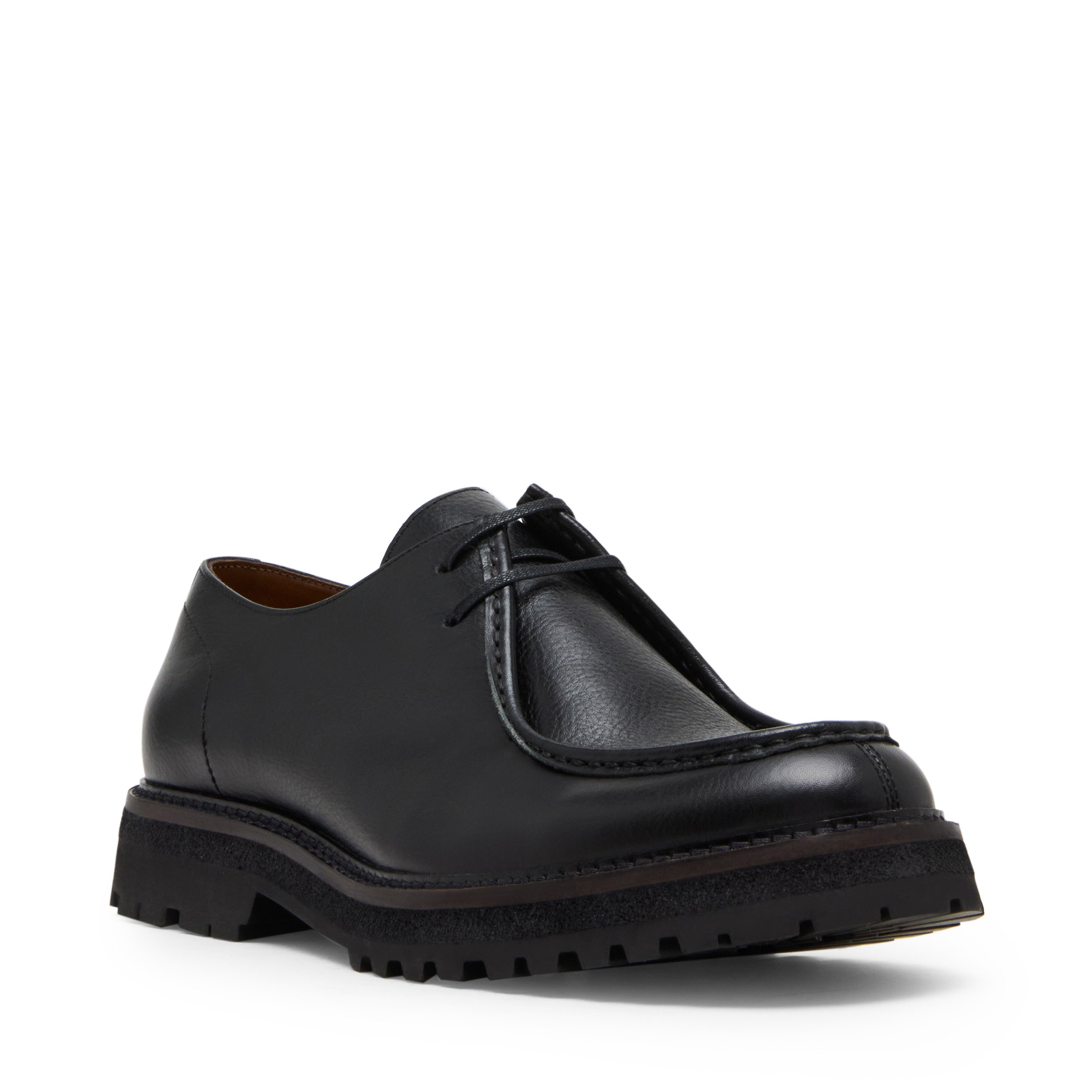 Larsonn Black  Tie-Ups & Dress Loafers