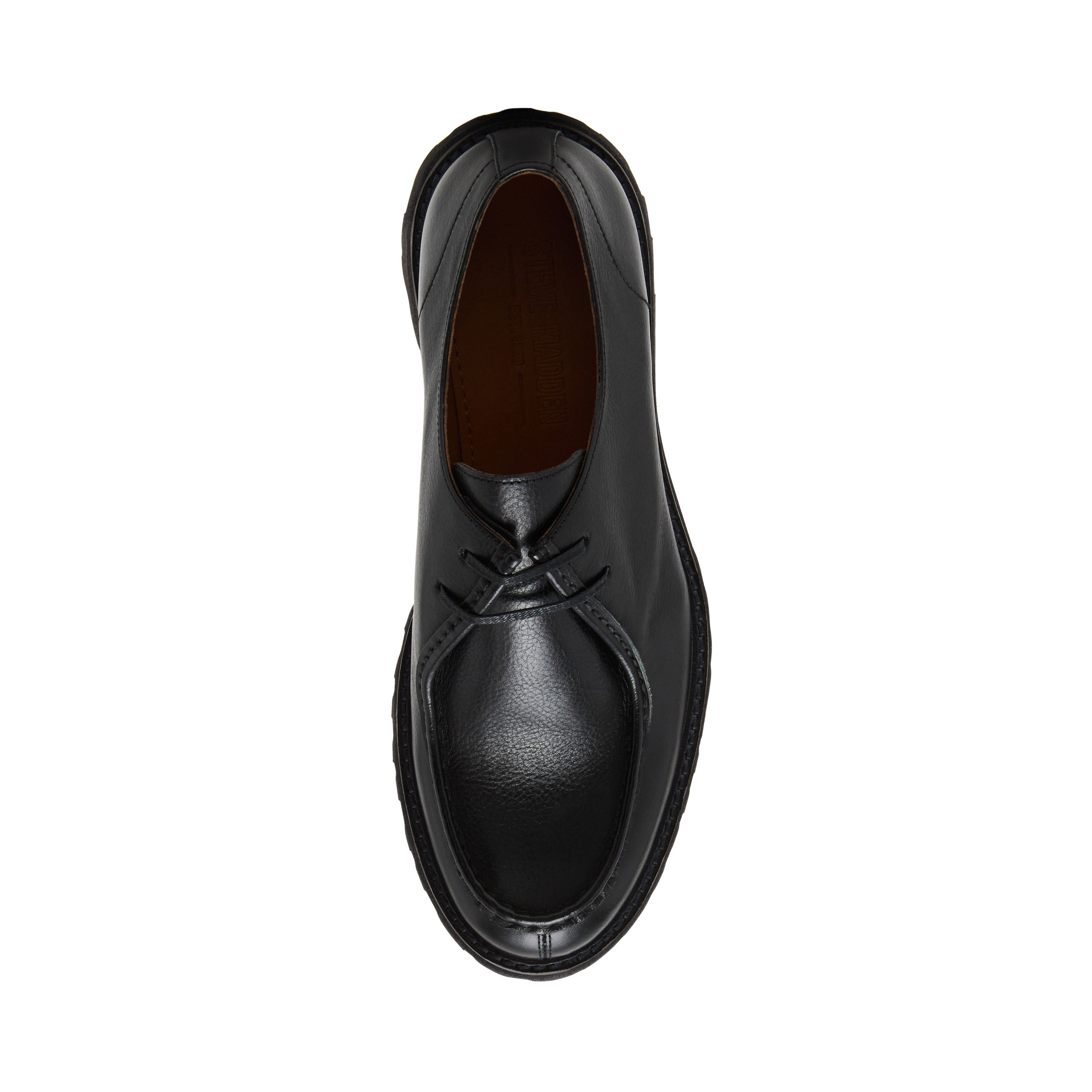 Larsonn Black  Tie-Ups & Dress Loafers