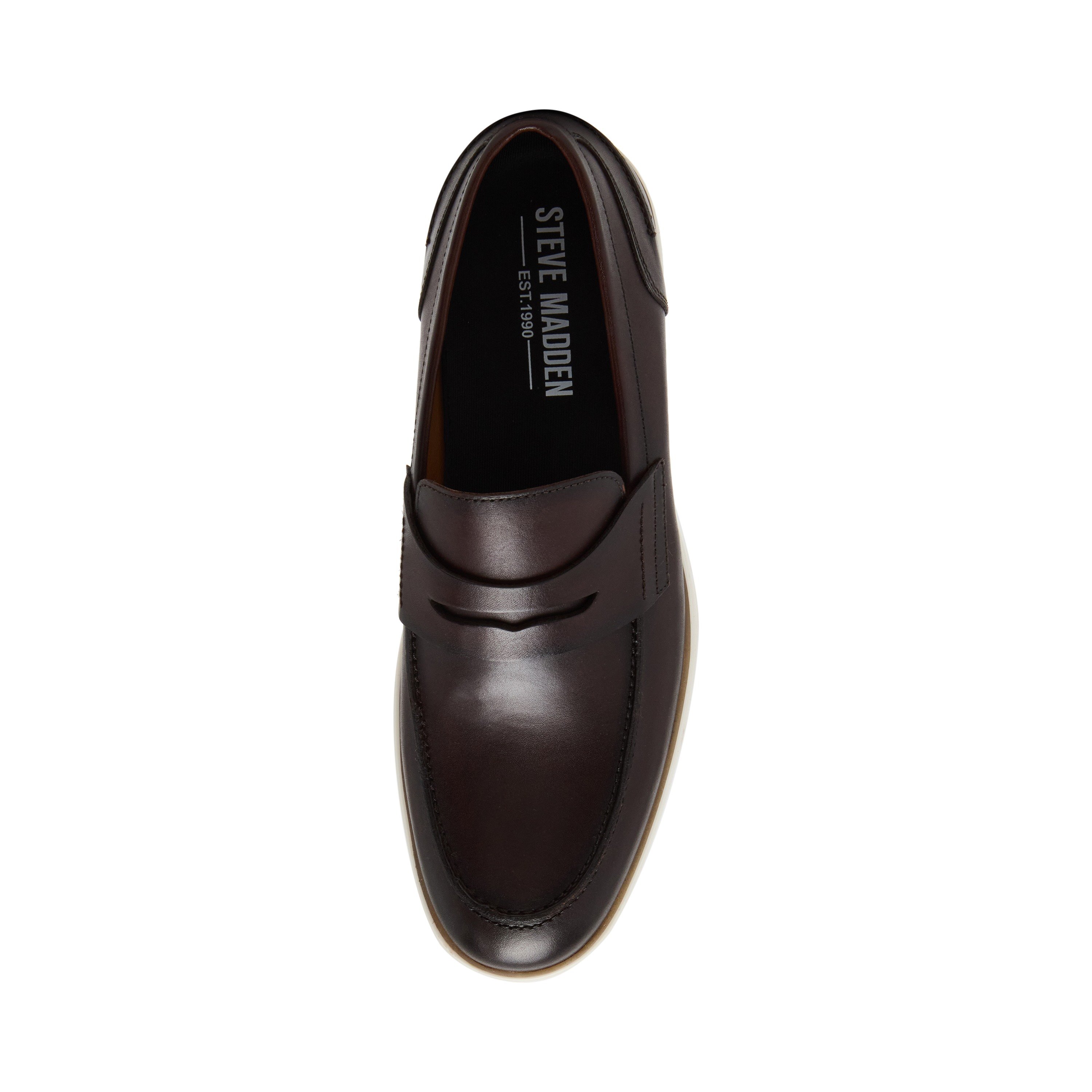 Marine Brown Leather Driver Loafers