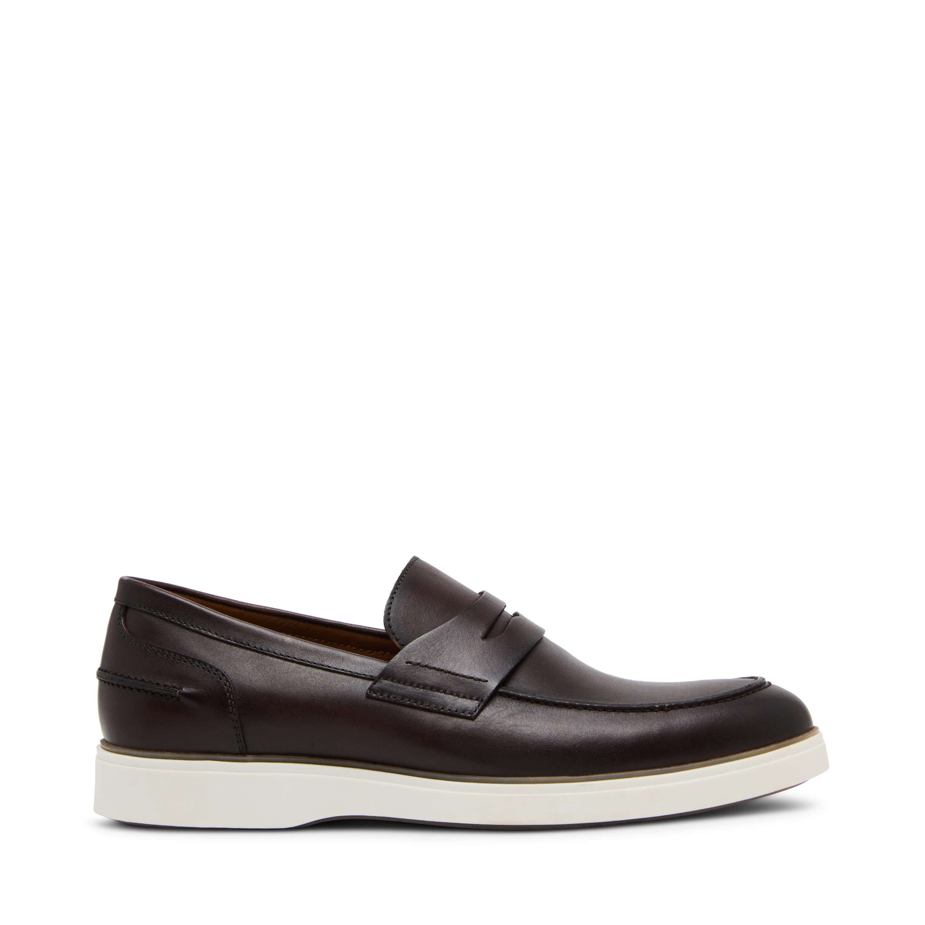 Marine Brown Leather Driver Loafers
