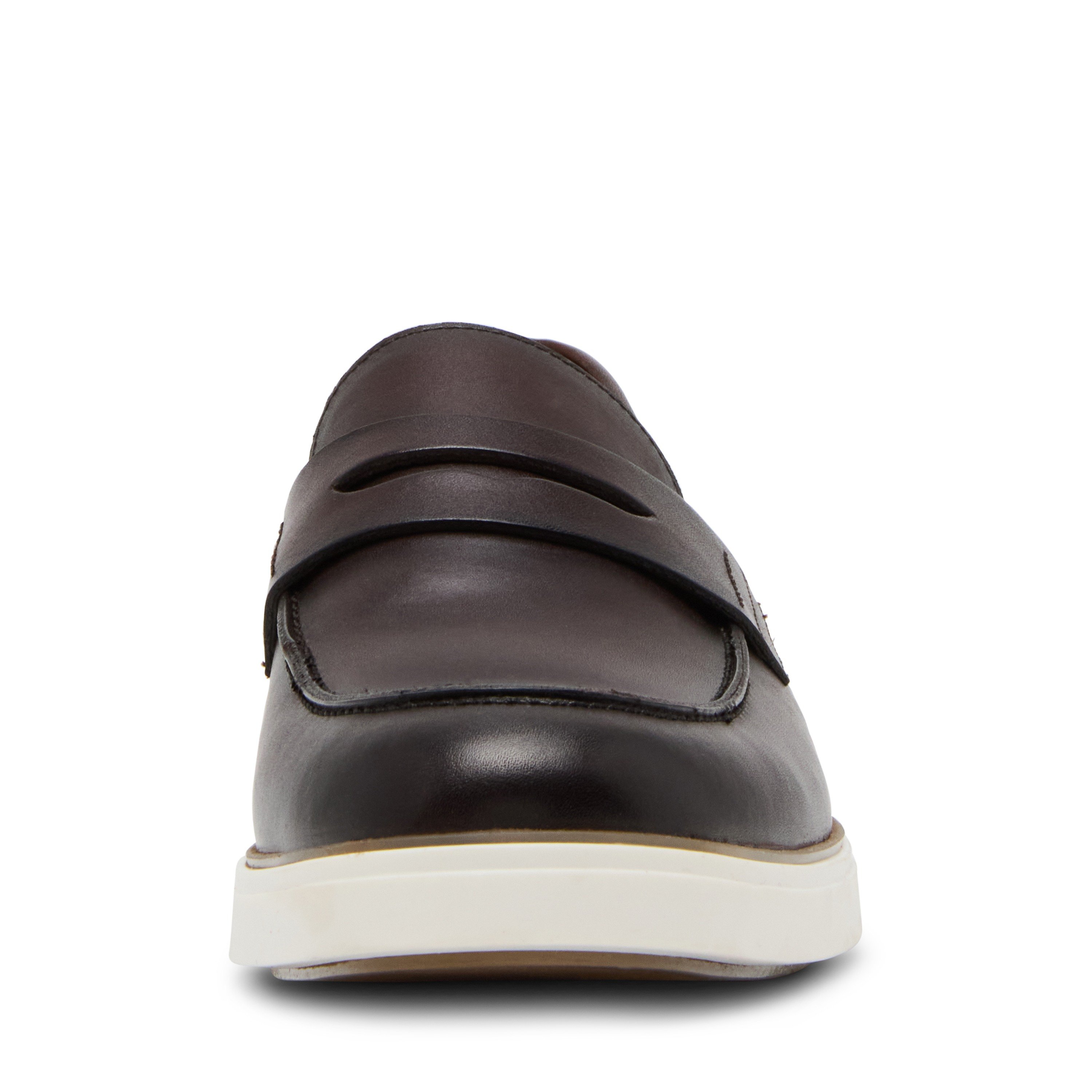 Marine Brown Leather Driver Loafers