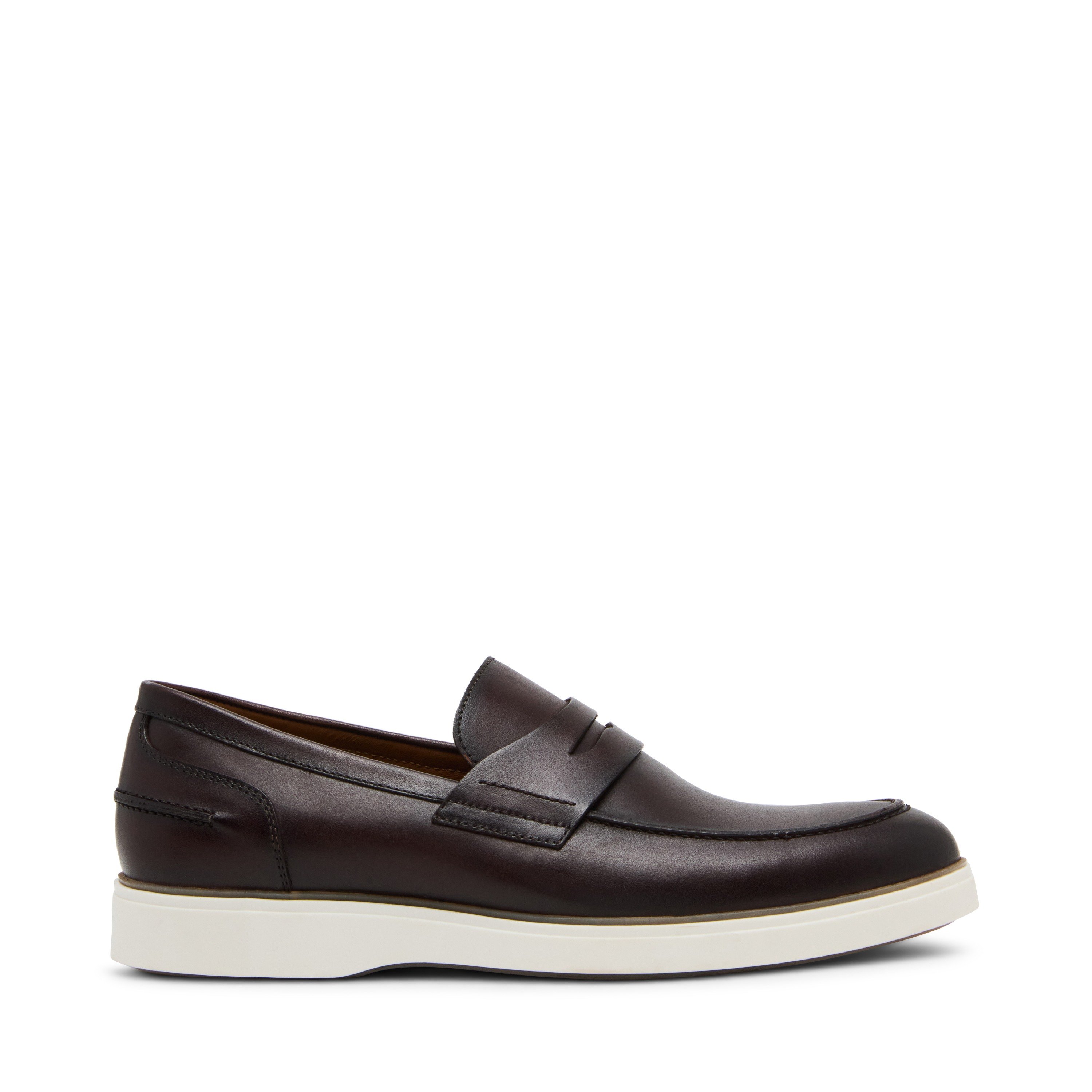 Marine Brown Leather Driver Loafers