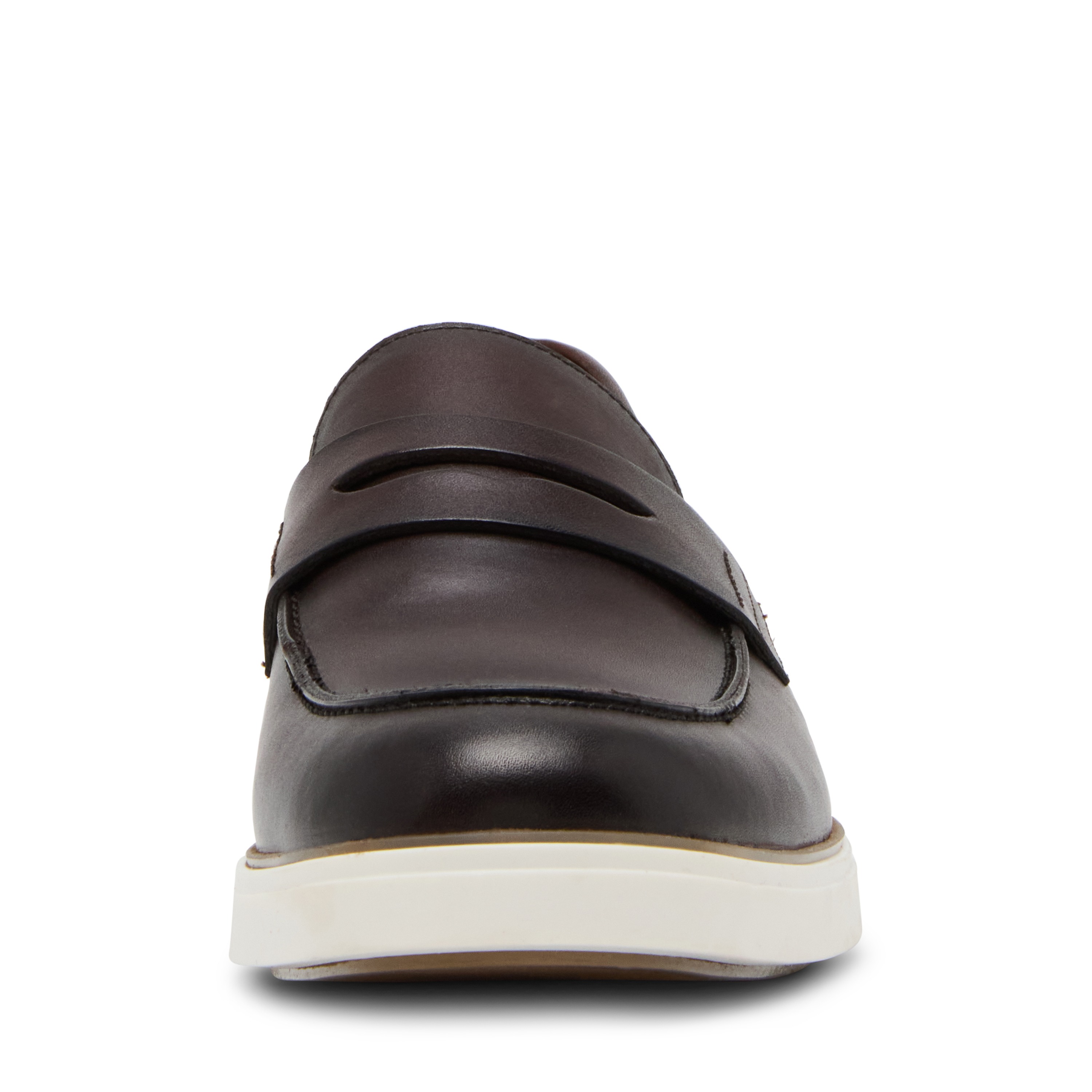 Marine Brown Leather Driver Loafers