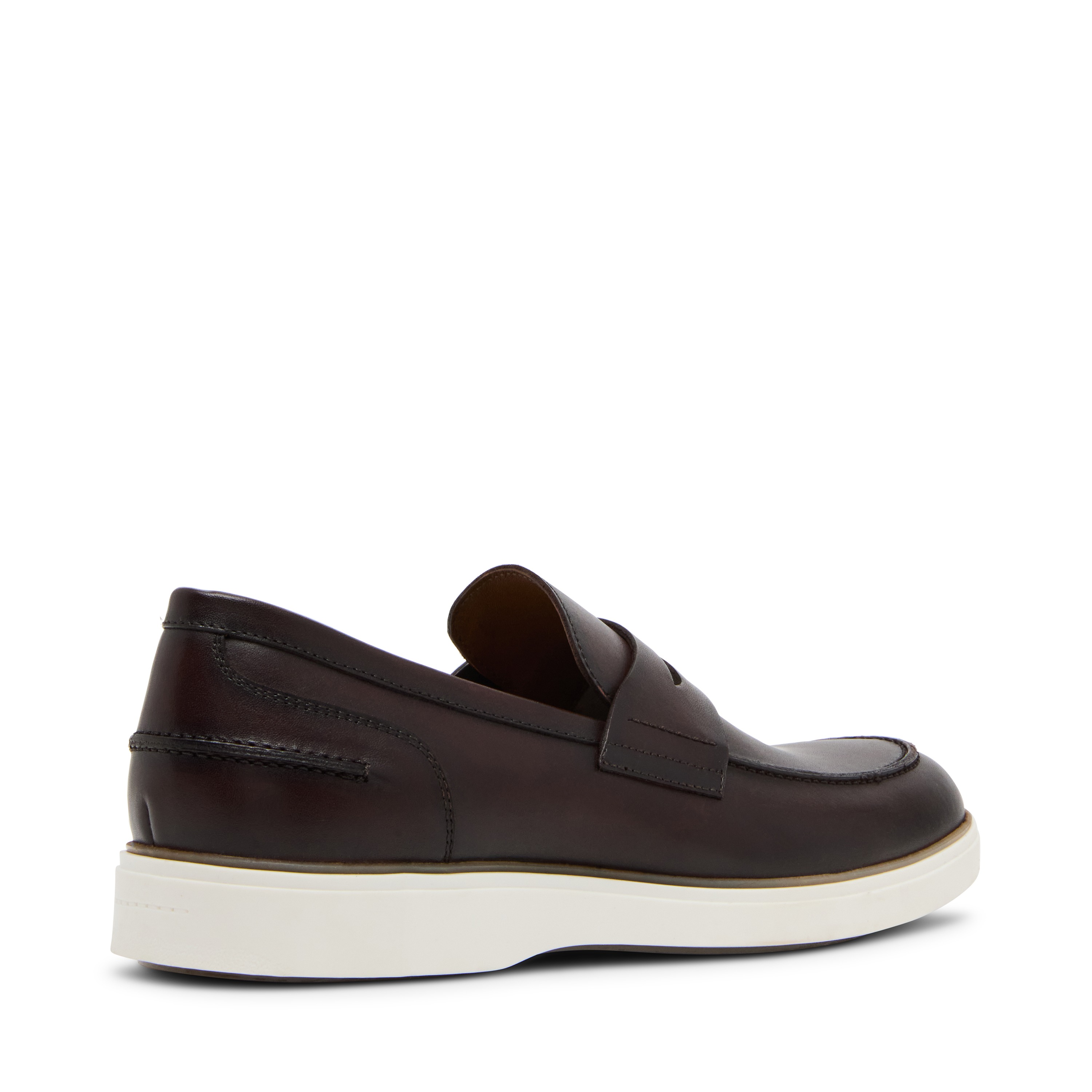 Marine Brown Leather Driver Loafers