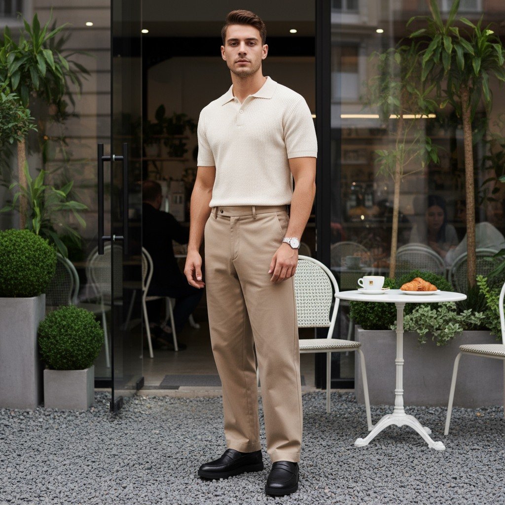 Marine Black Leather Driver Loafers