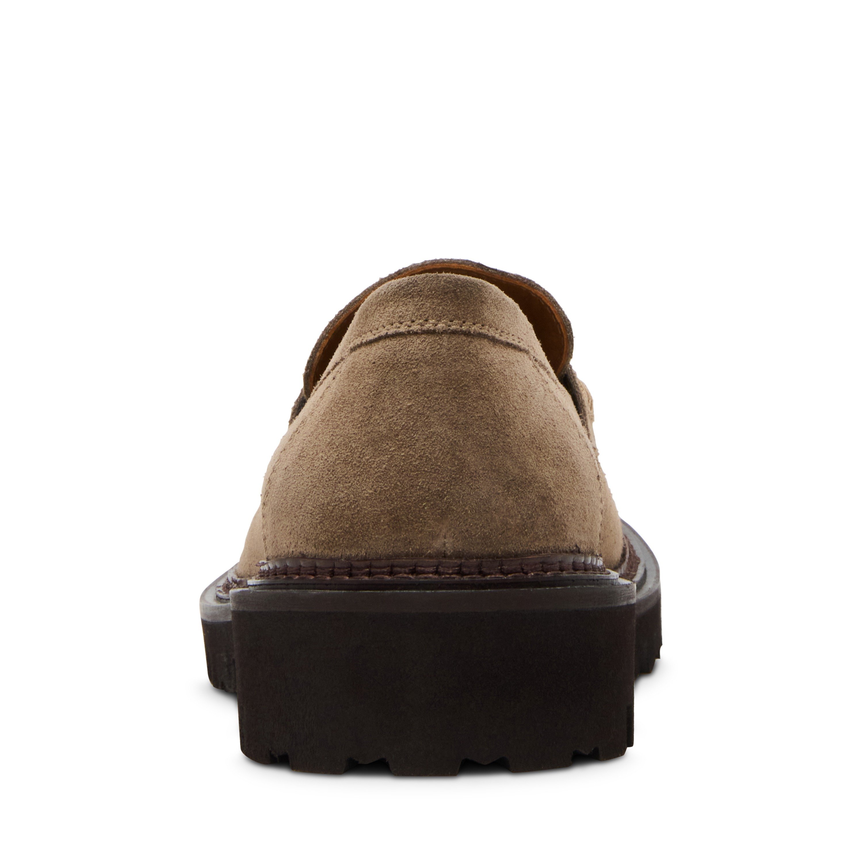 Nearbyy Taupe Suede Driver Loafers