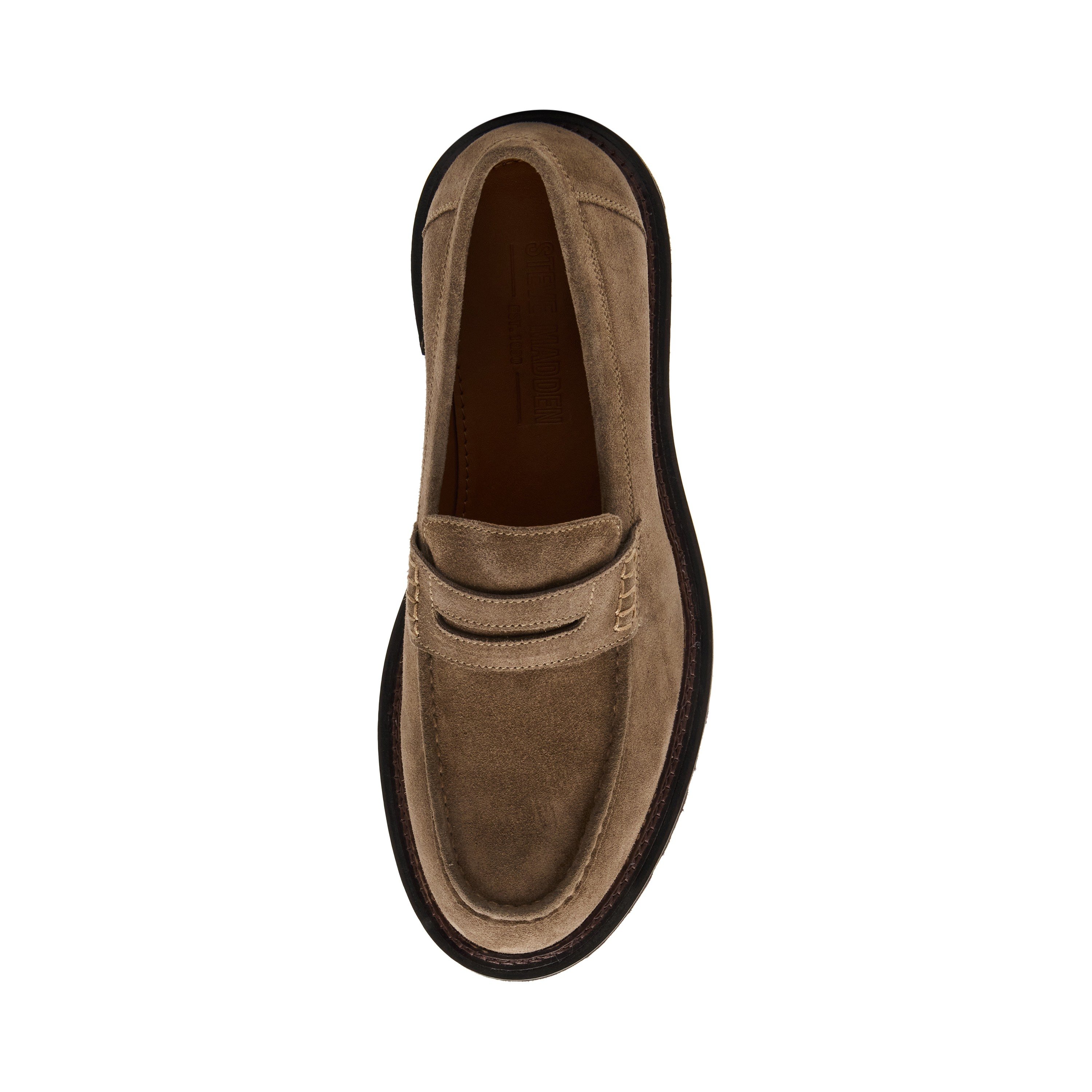 Nearbyy Taupe Suede Driver Loafers