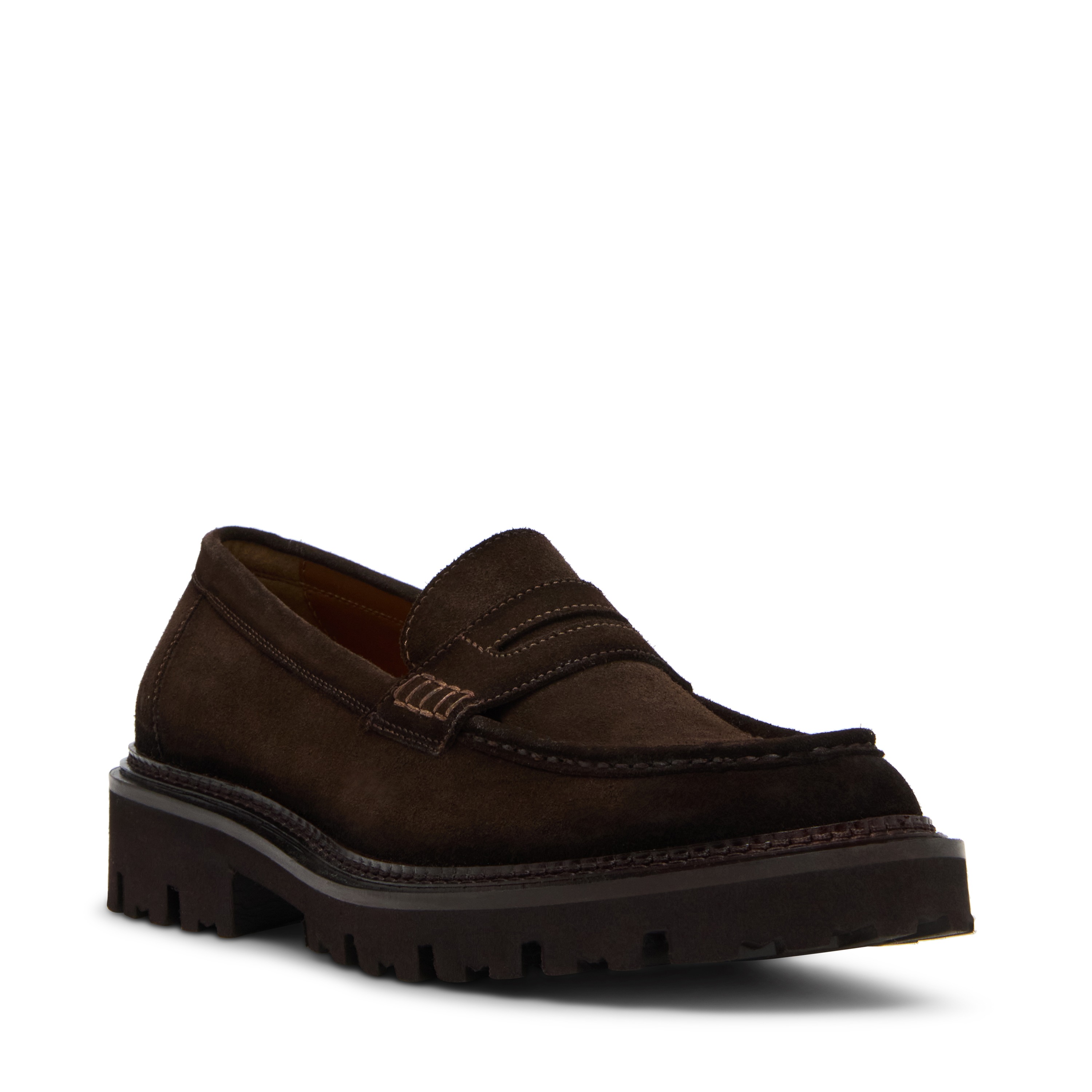 Nearbyy Brown Suede Driver Loafers