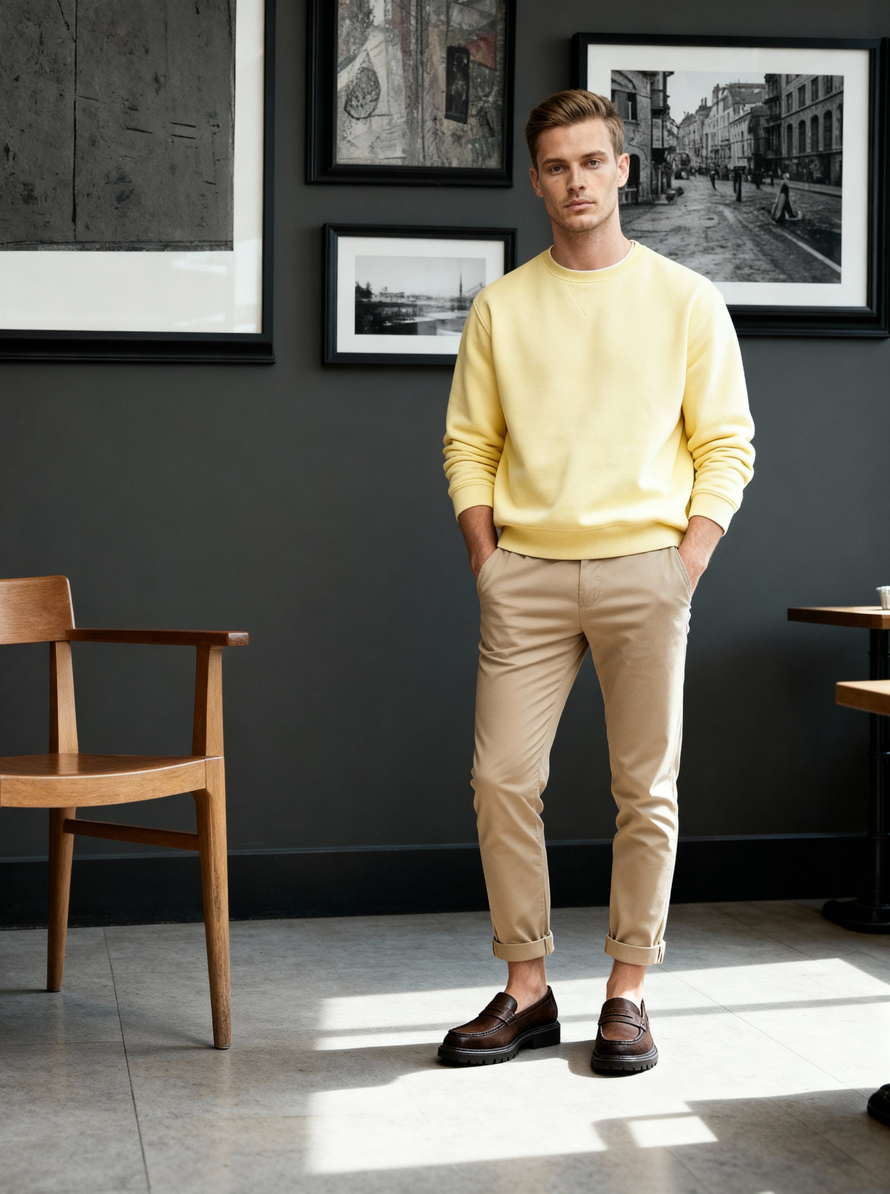 Nearbyy Brown Suede Driver Loafers