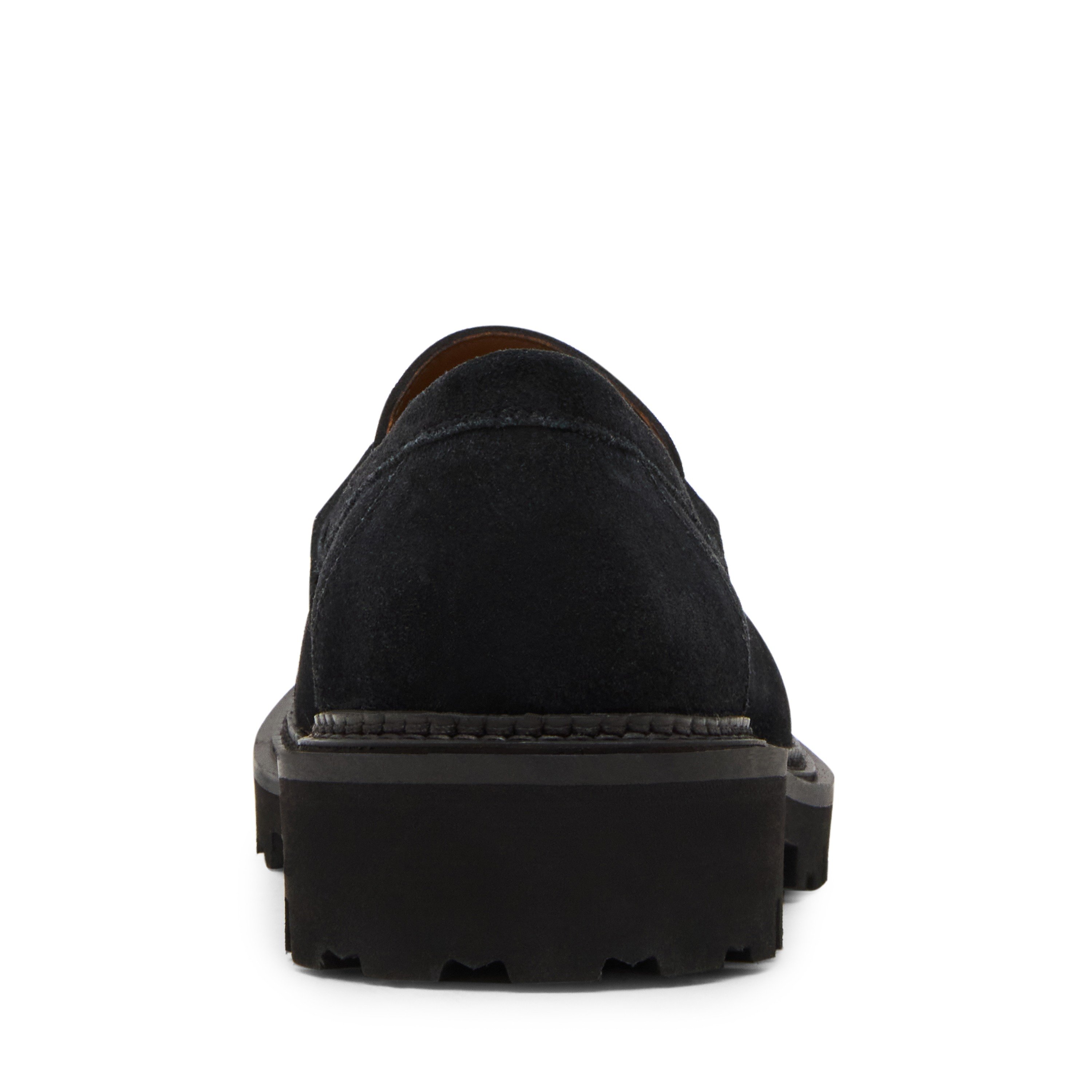 Nearbyy Black Suede Driver Loafers