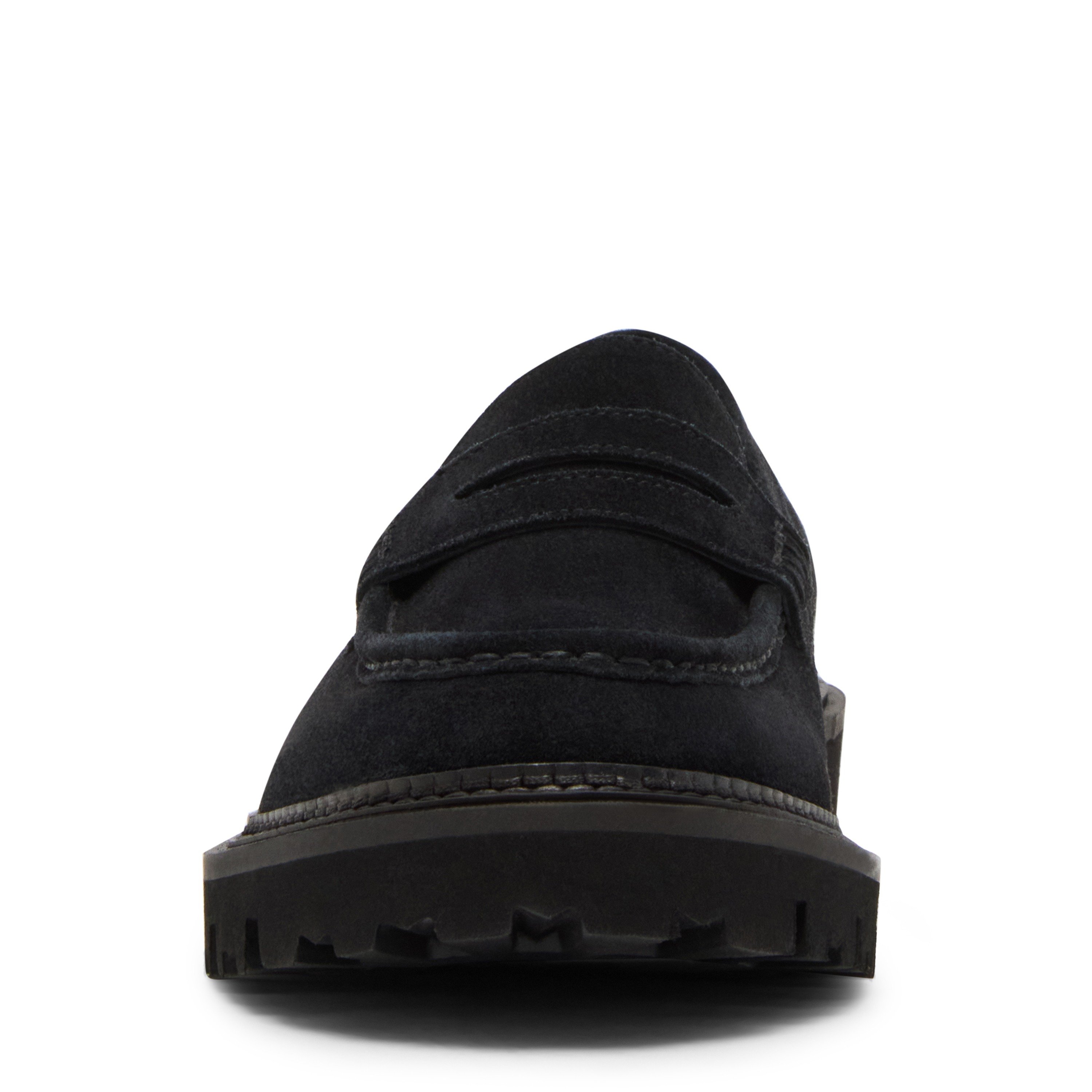 Nearbyy Black Suede Driver Loafers