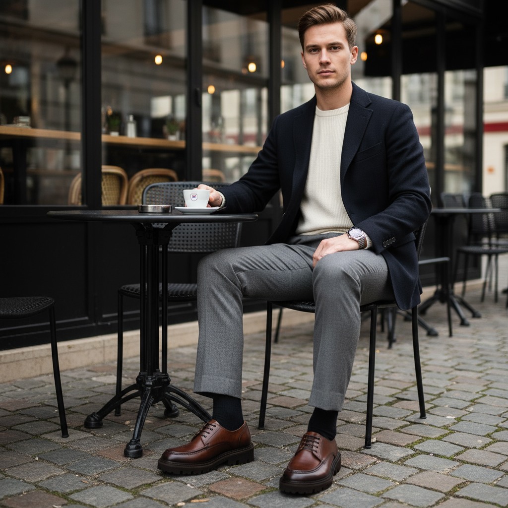 Neeson Tan  Tie-Ups & Dress Loafers