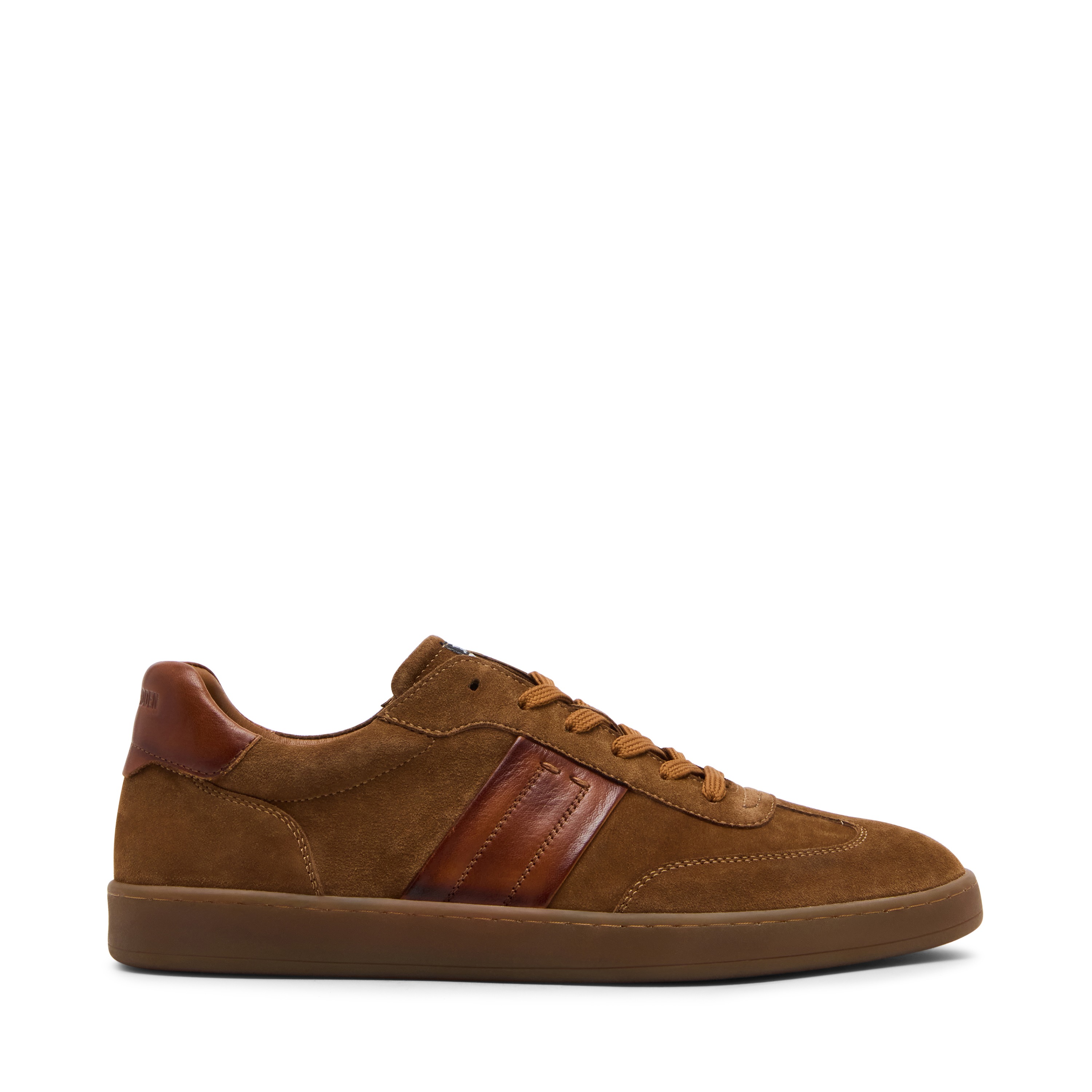Partial Tan Suede Sneakers