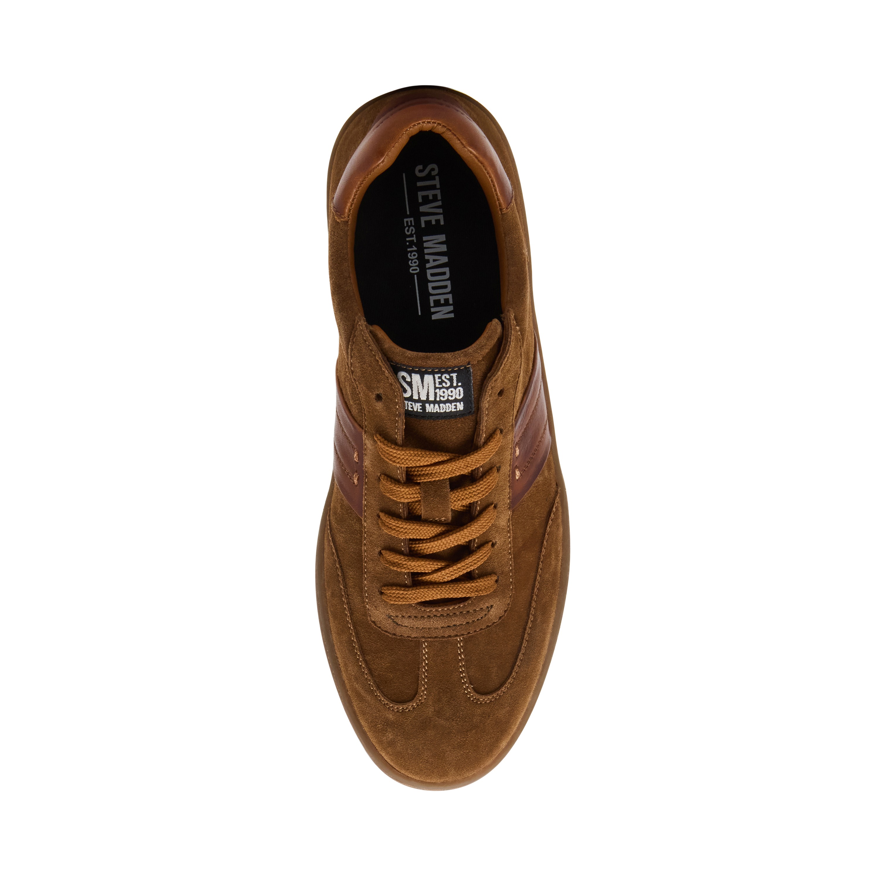 Partial Tan Suede Sneakers